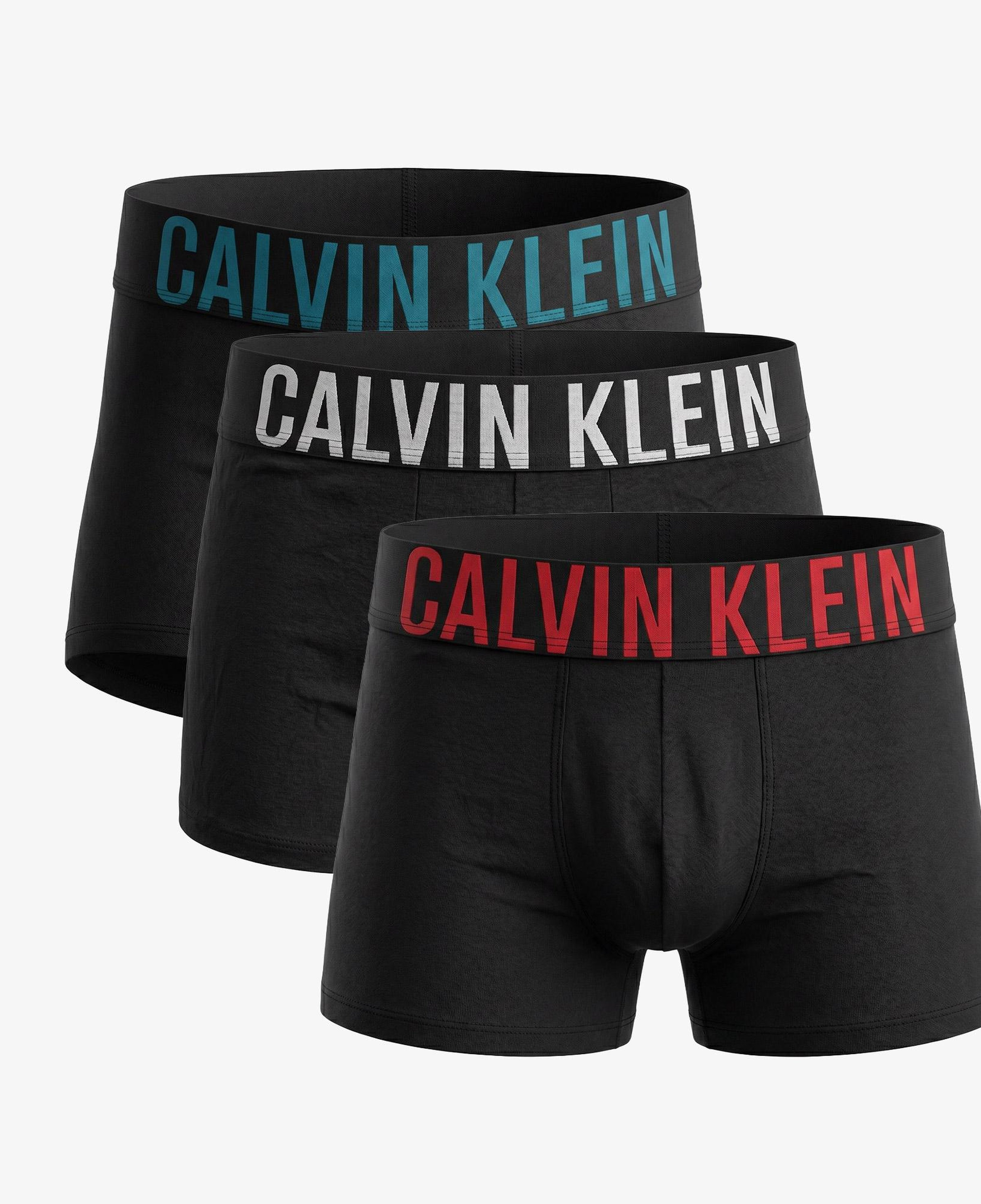 Calvin Klein Intense Power Cotton Erkek Siyah 3'lü Boxer Seti