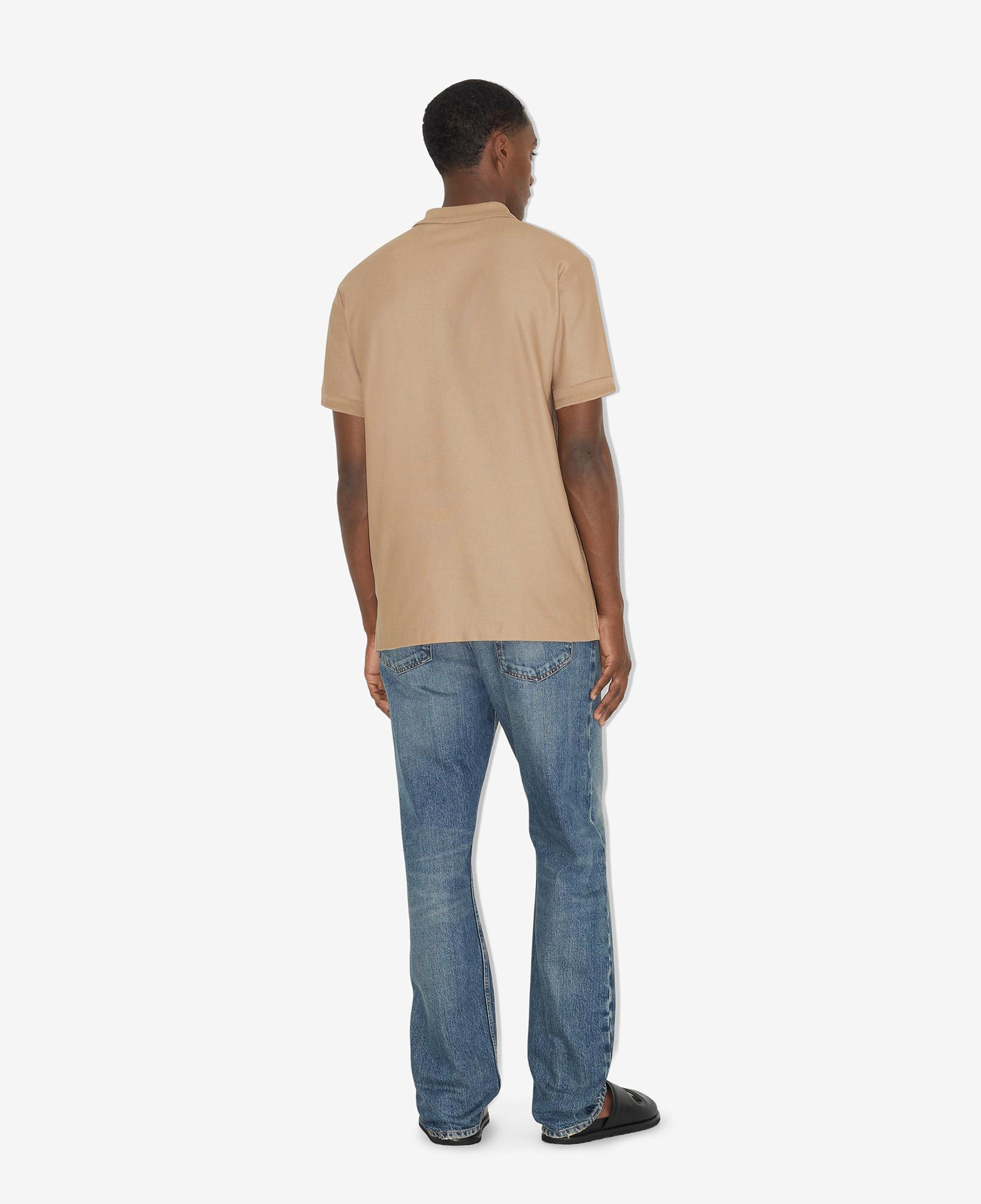 Burberry Eddie Cotton Erkek Bej Polo