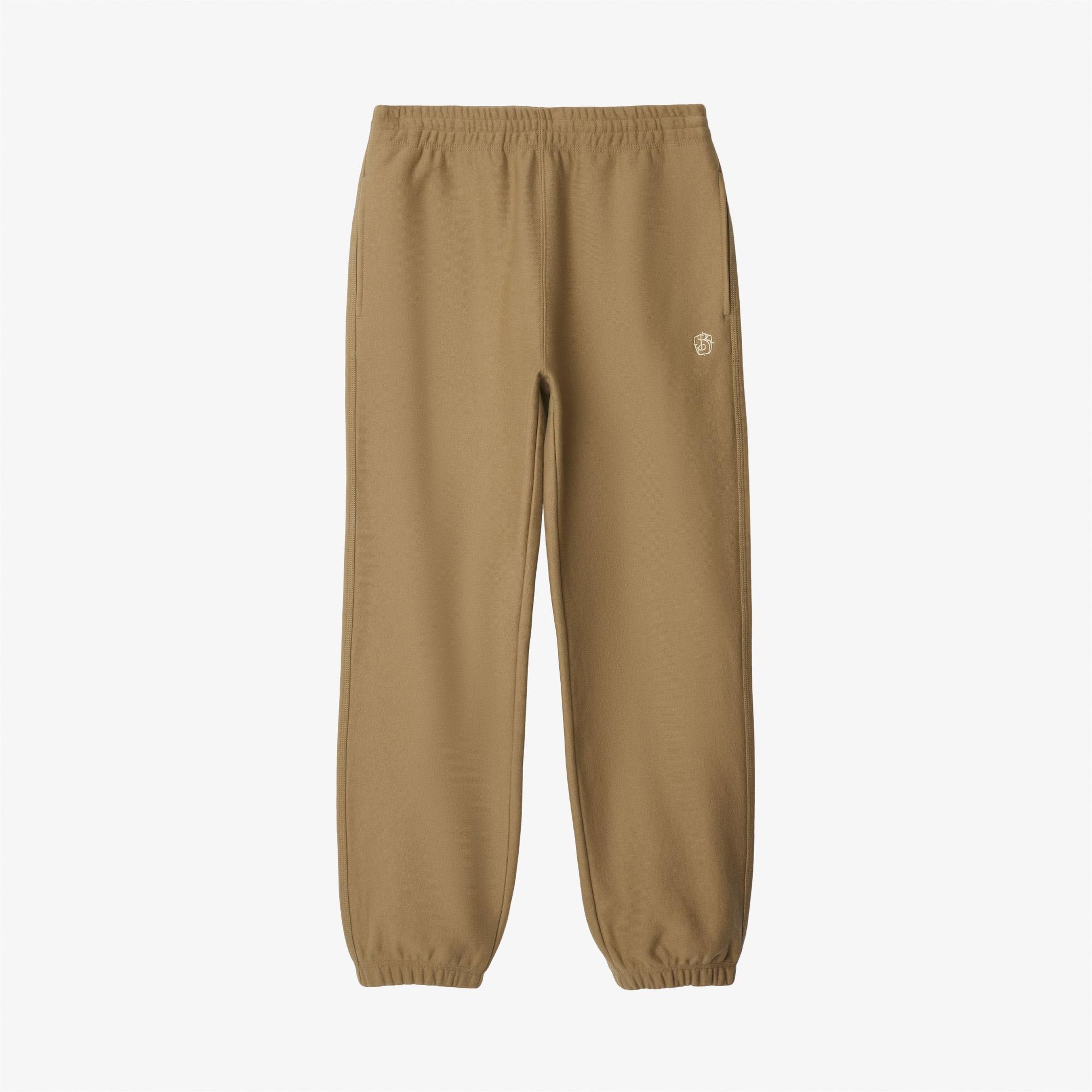 Burberry Ped Cotton Jogging Kadın Haki Pantolon
