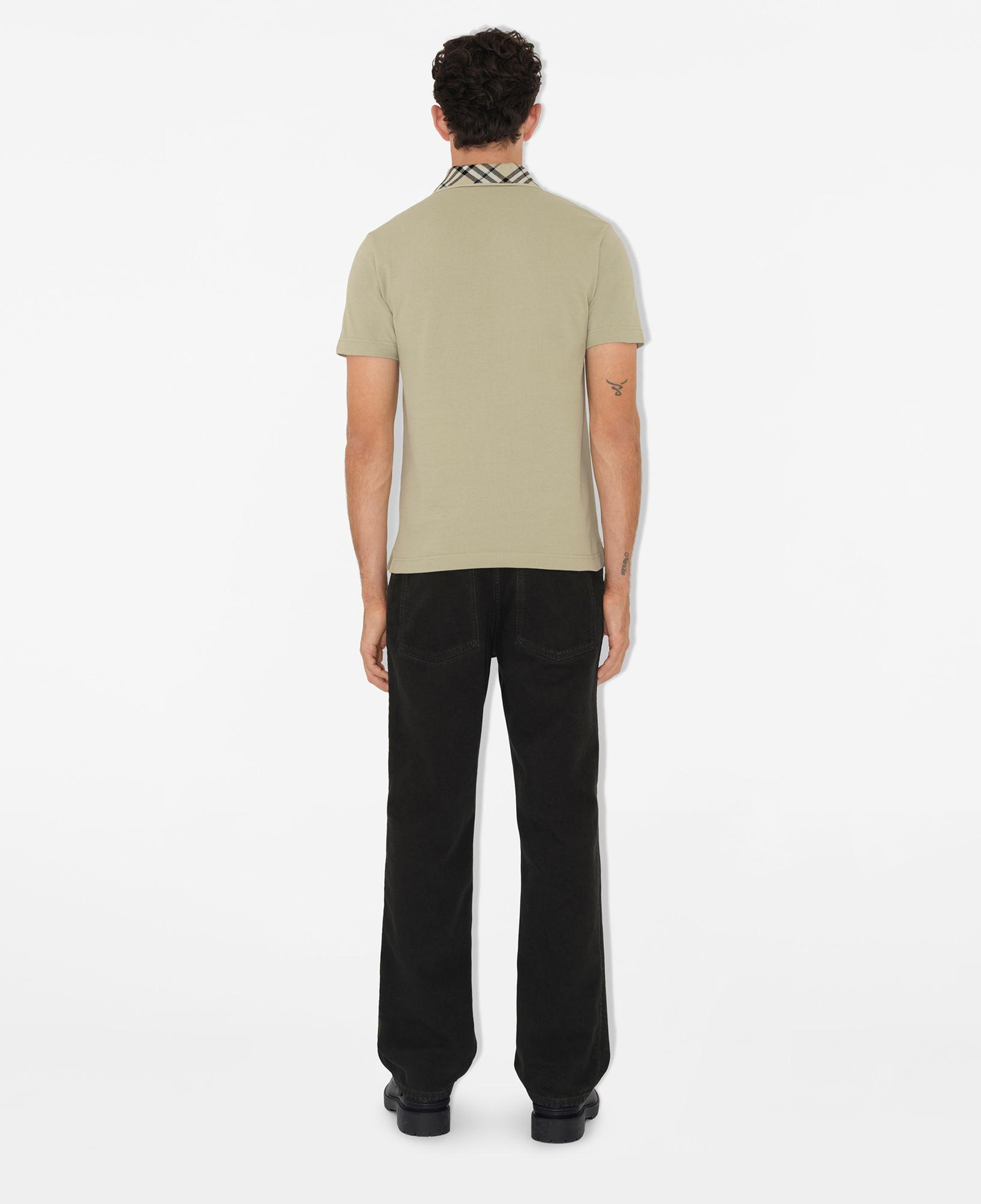 Burberry For Cotton Erkek Krem Polo