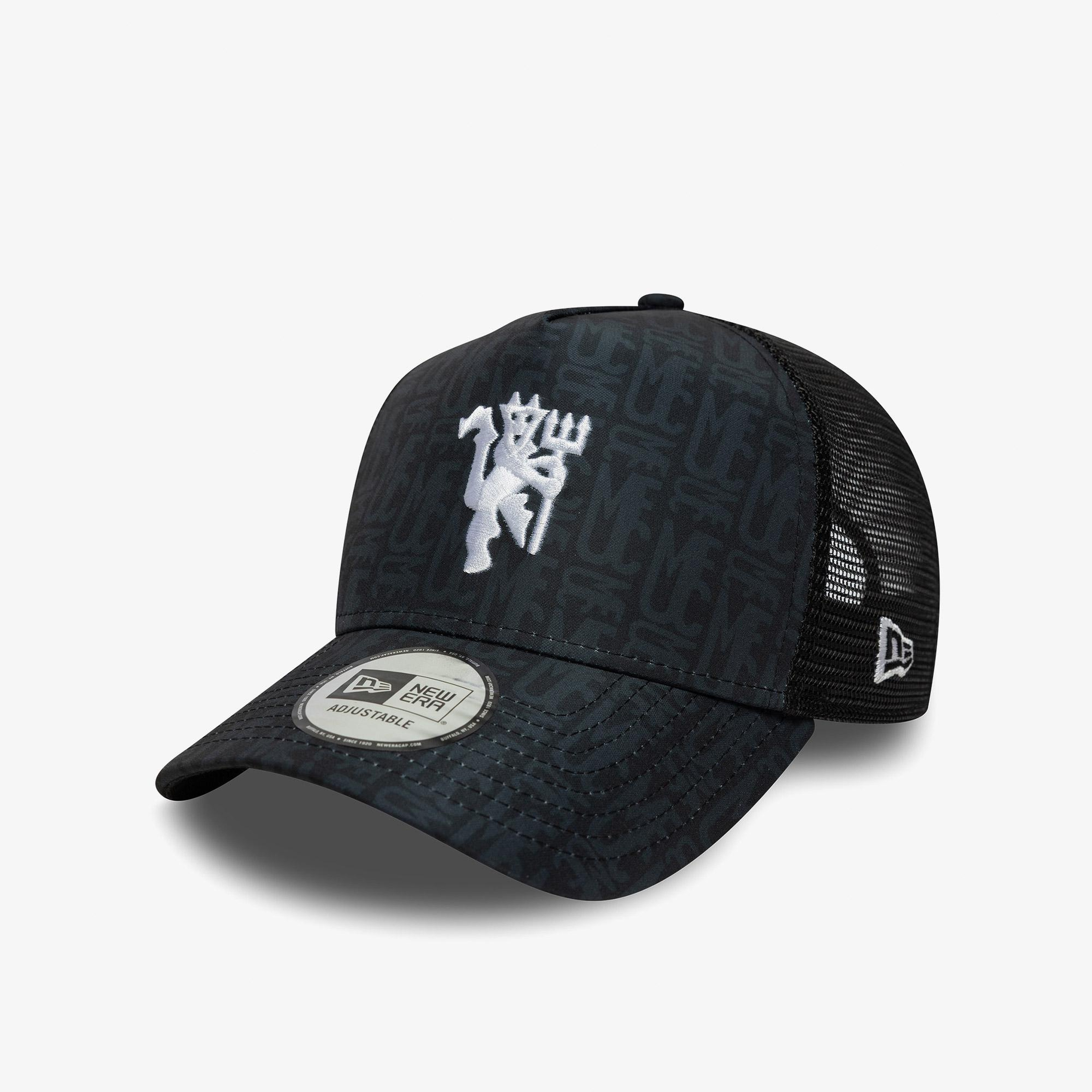 New Era Aop Trucker Manchester United Unisex Siyah Şapka
