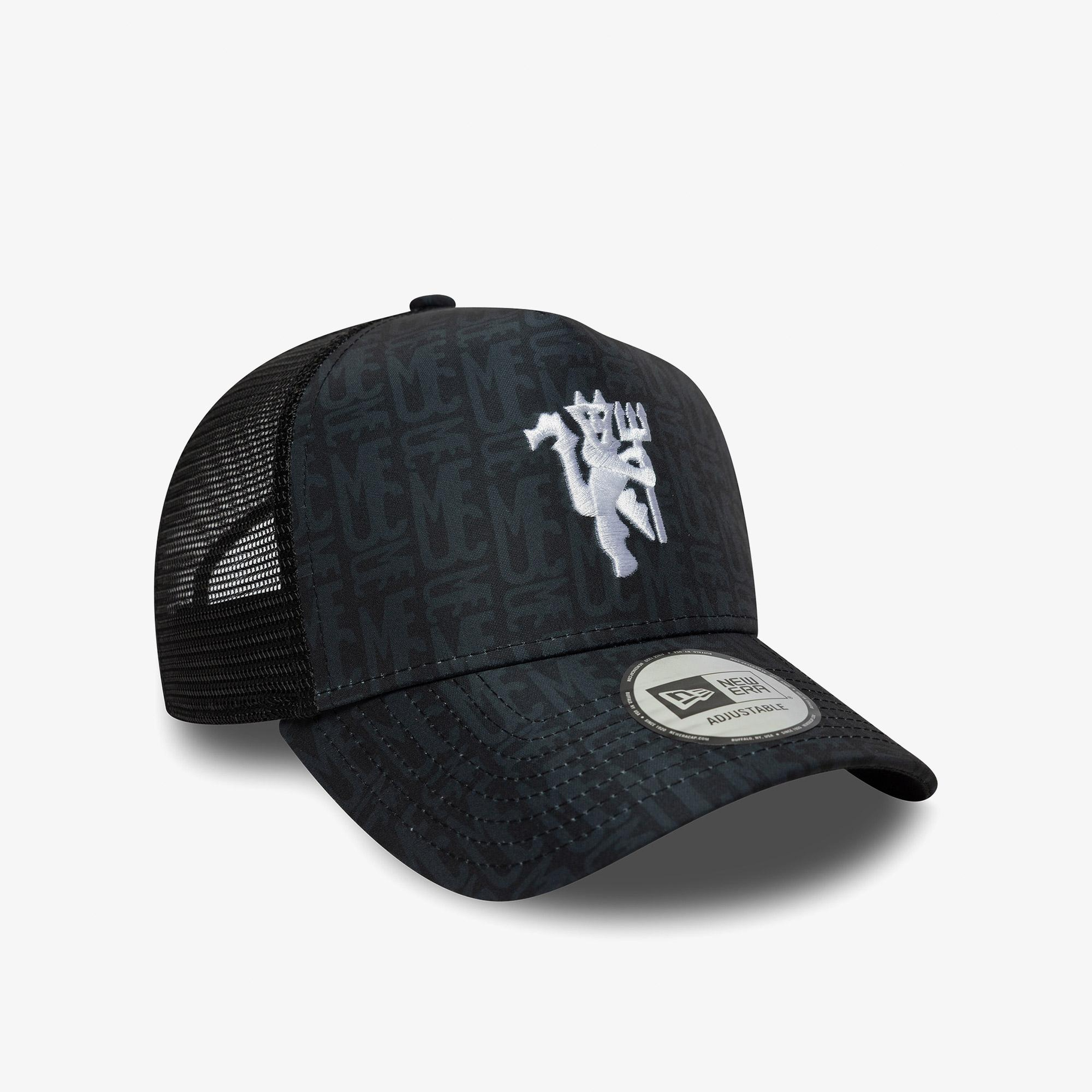 New Era Aop Trucker Manchester United Unisex Siyah Şapka