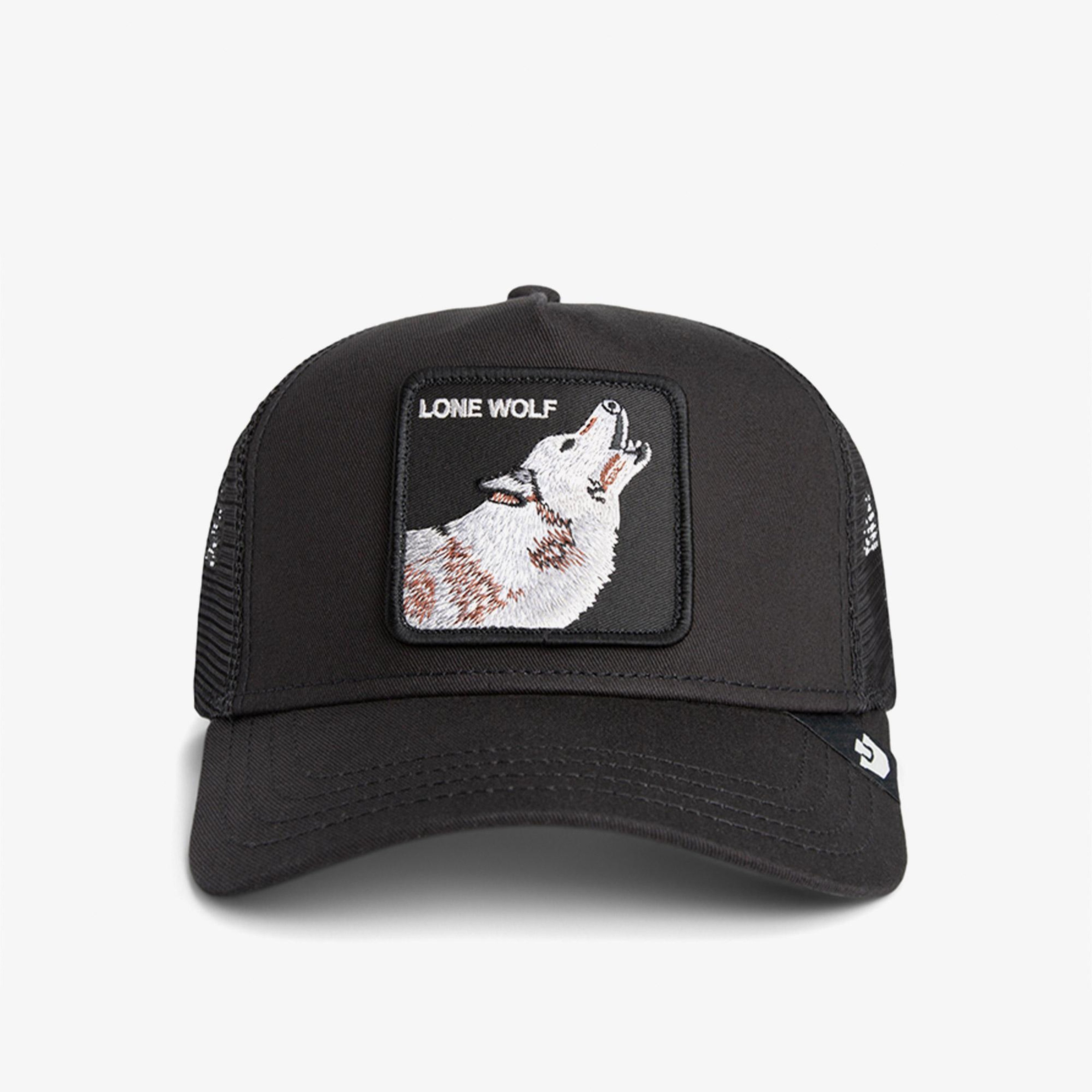 Goorin Bros Lone Wolf Trucker Unisex Siyah Şapka
