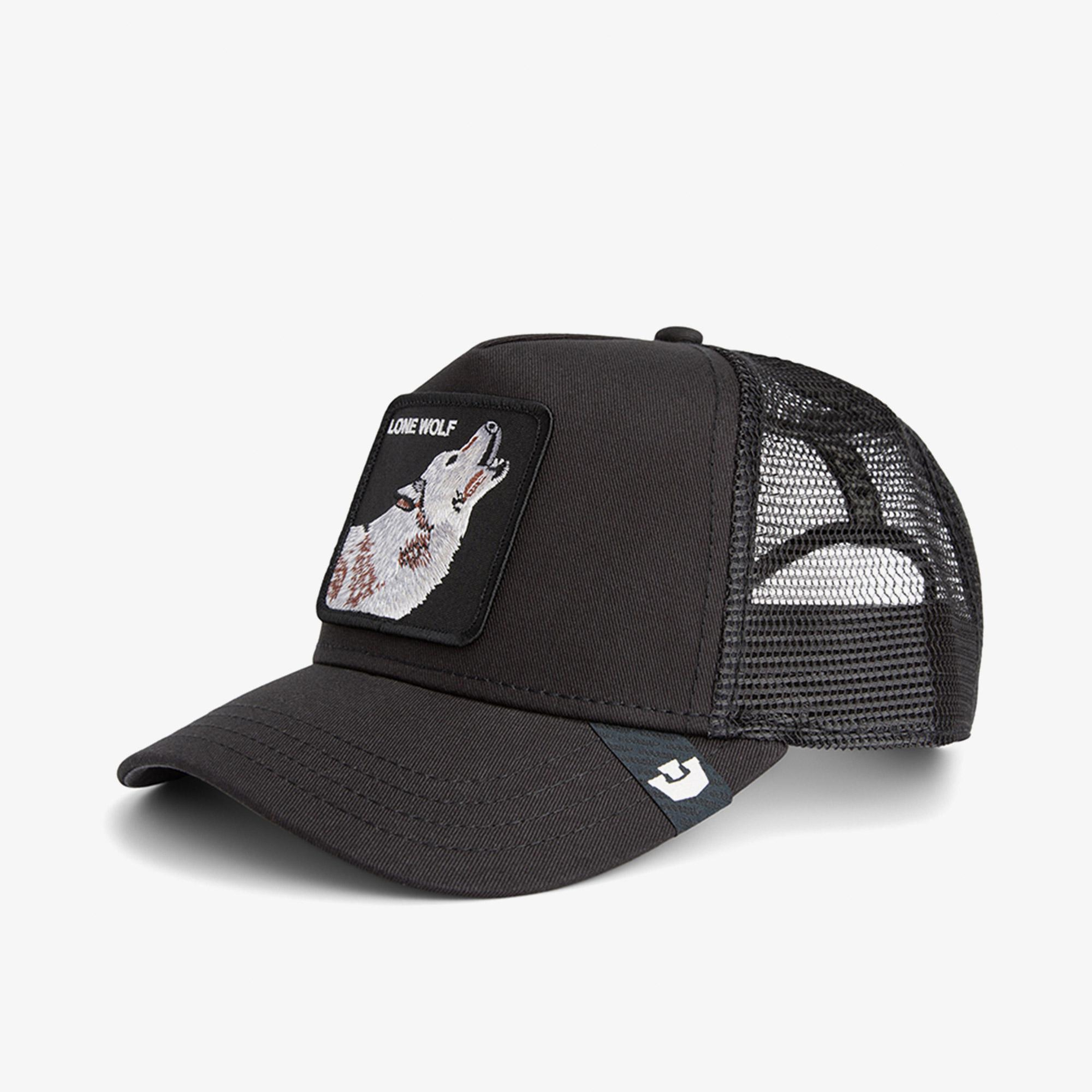 Goorin Bros Lone Wolf Trucker Unisex Siyah Şapka