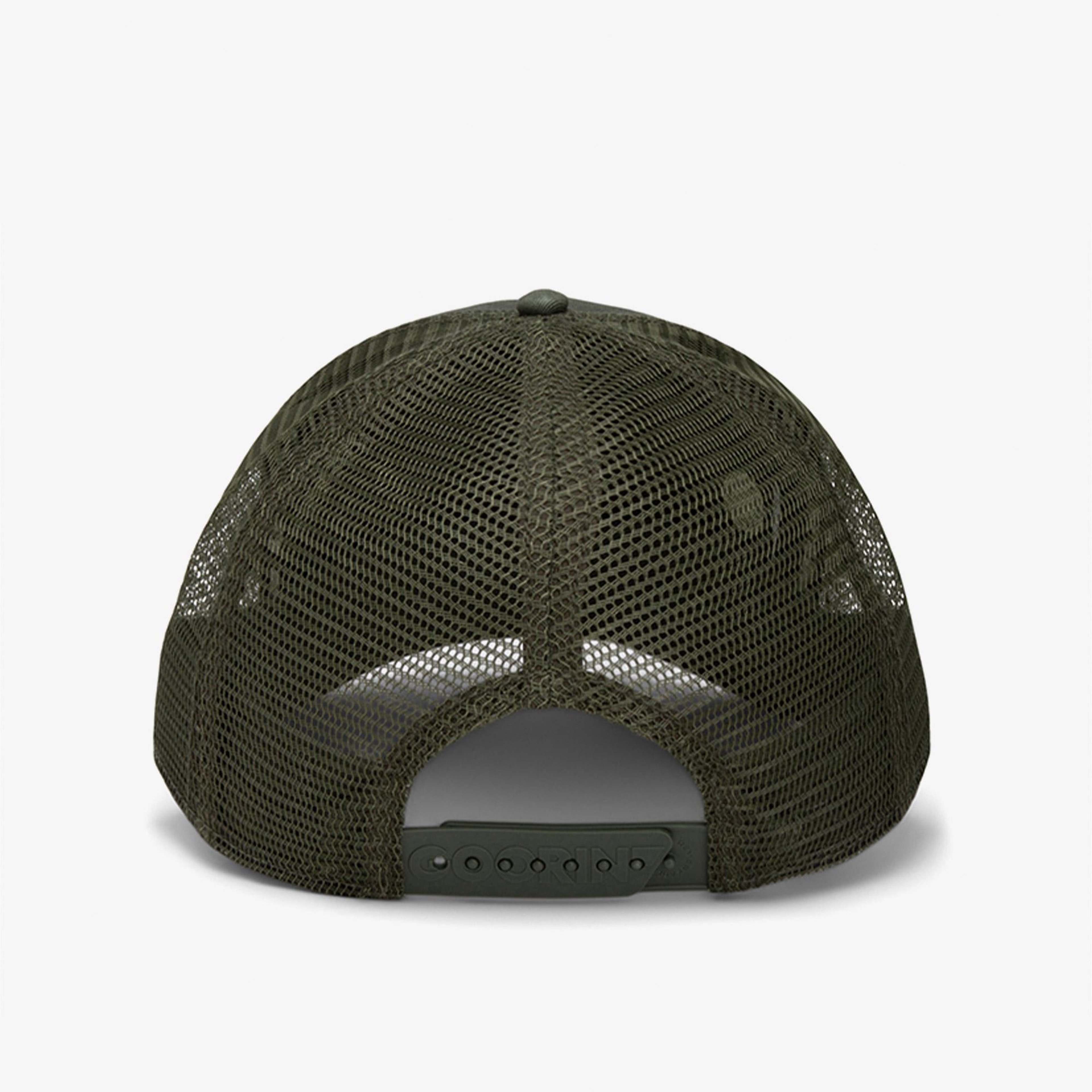 Goorin Bros Panther Trucker Mini Çocuk Haki Şapka