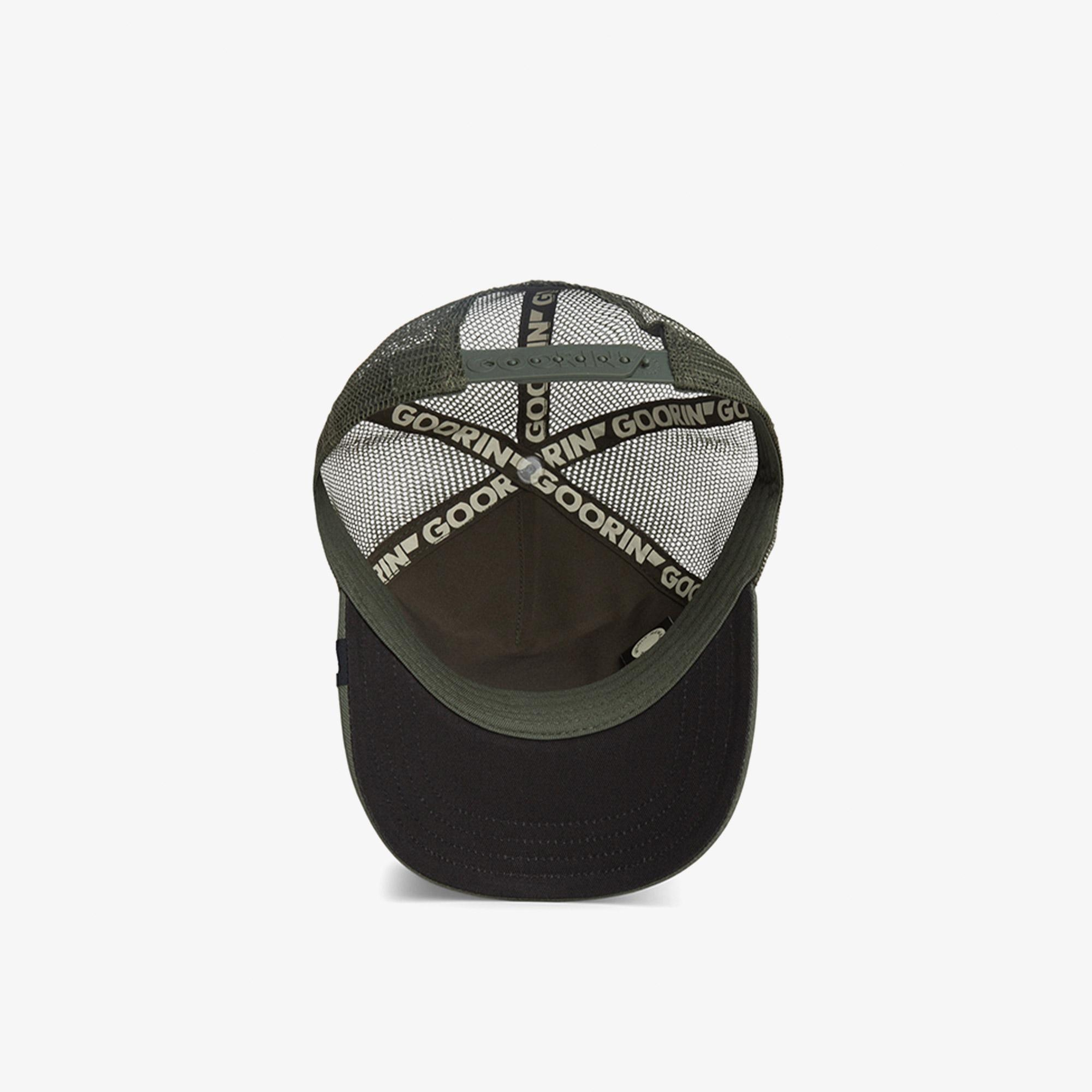 Goorin Bros Panther Trucker Mini Çocuk Haki Şapka