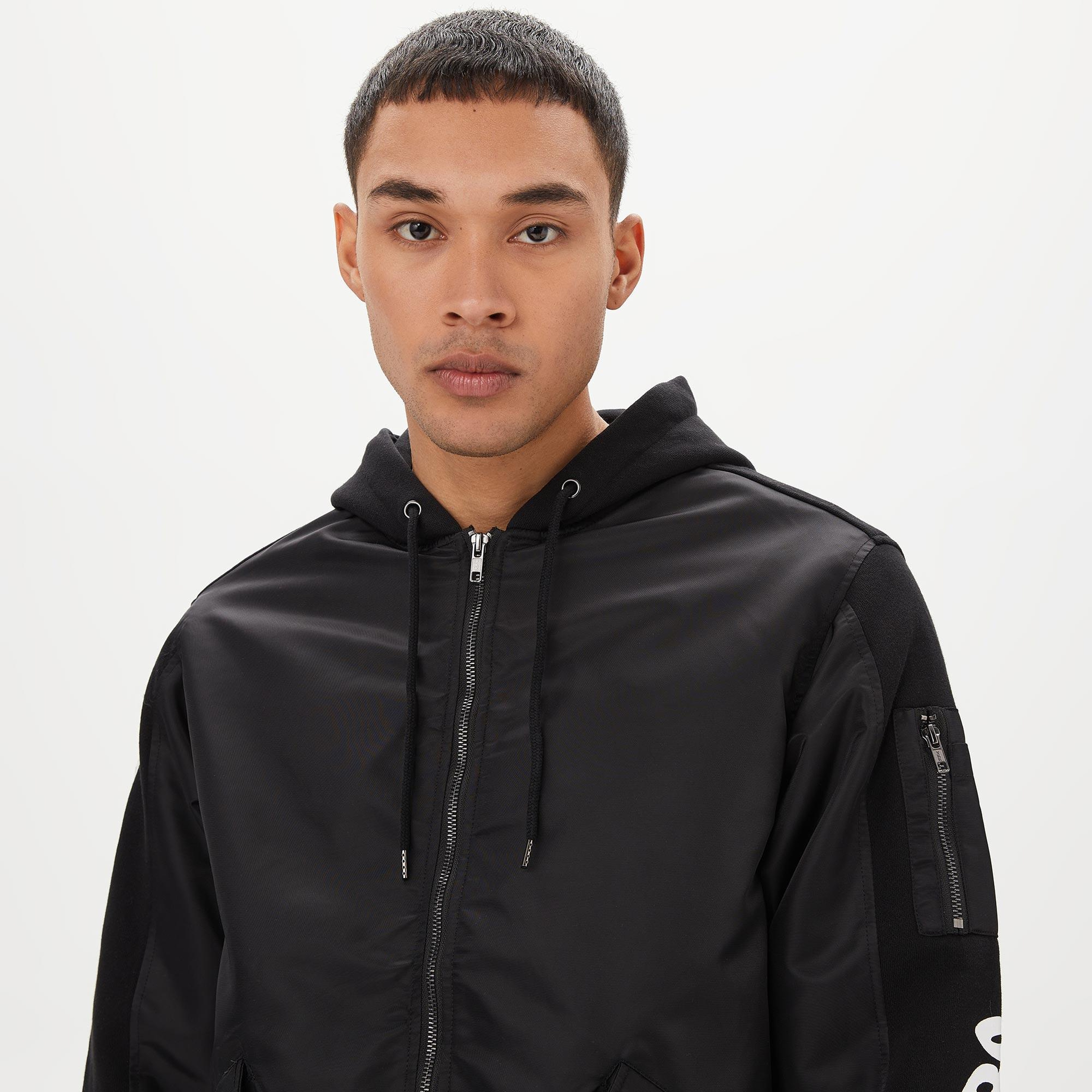 The Hundreds Moth Bomber Erkek Siyah Ceket
