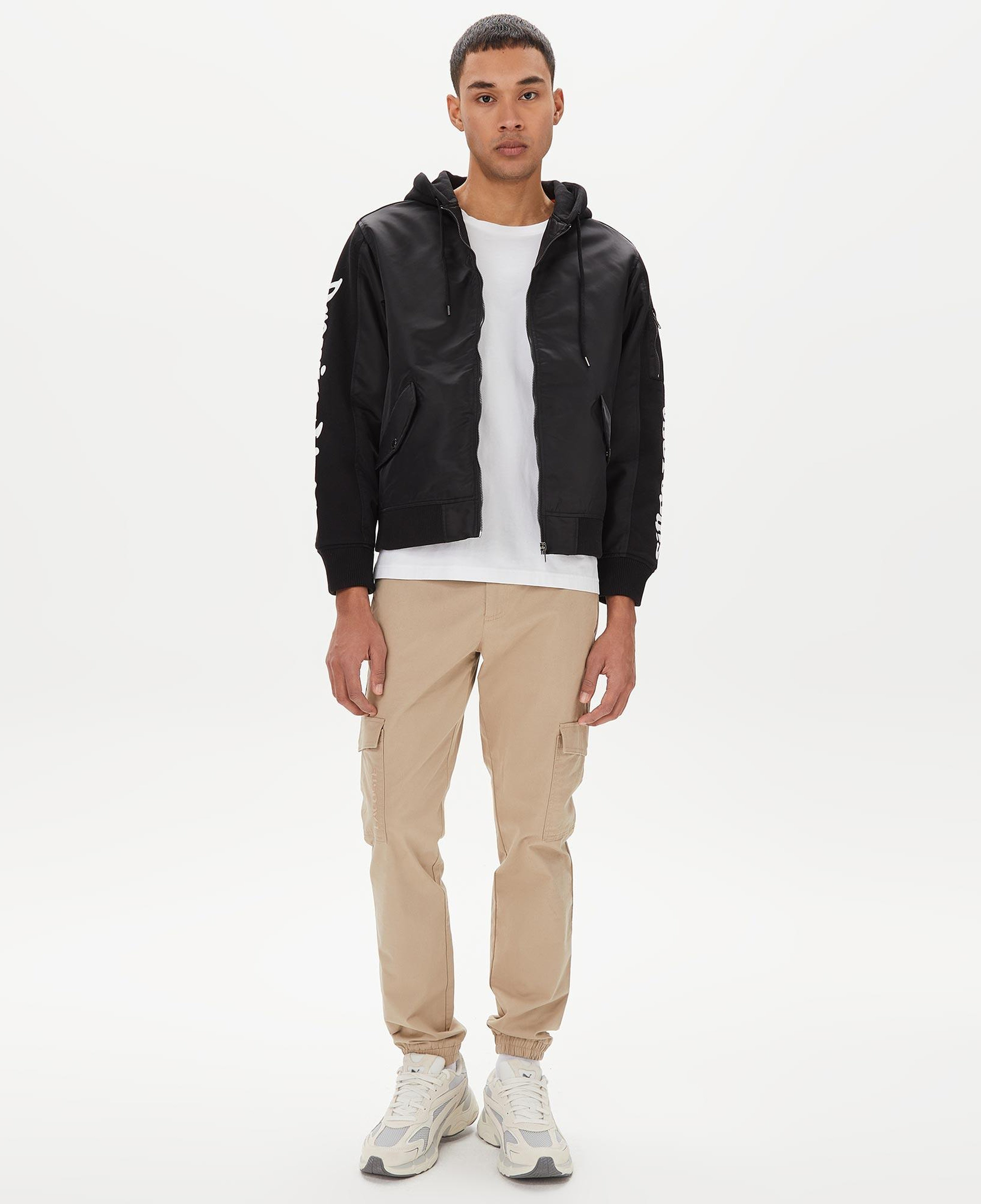 The Hundreds Moth Bomber Erkek Siyah Ceket