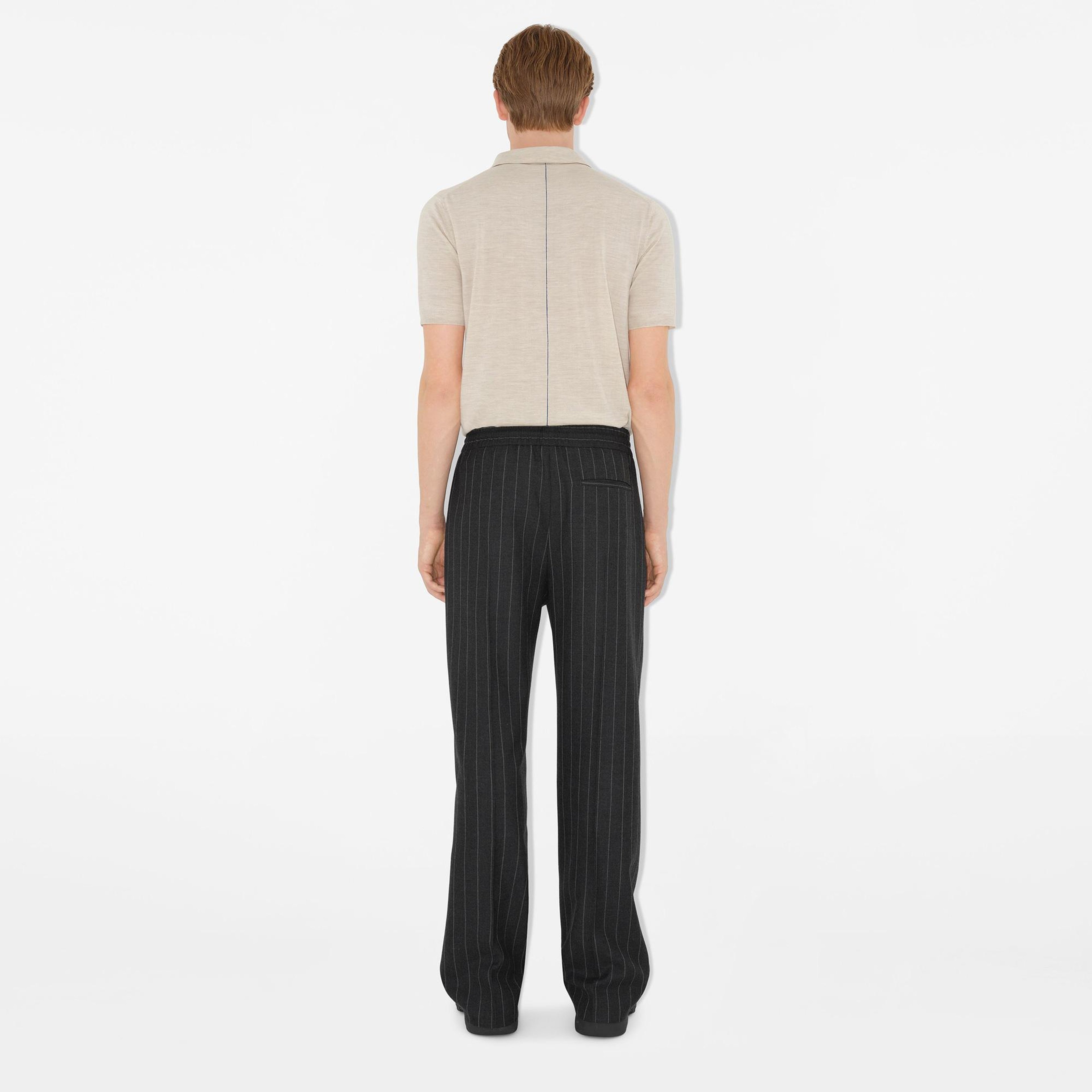 Burberry Pai Wool Erkek Krem Polo