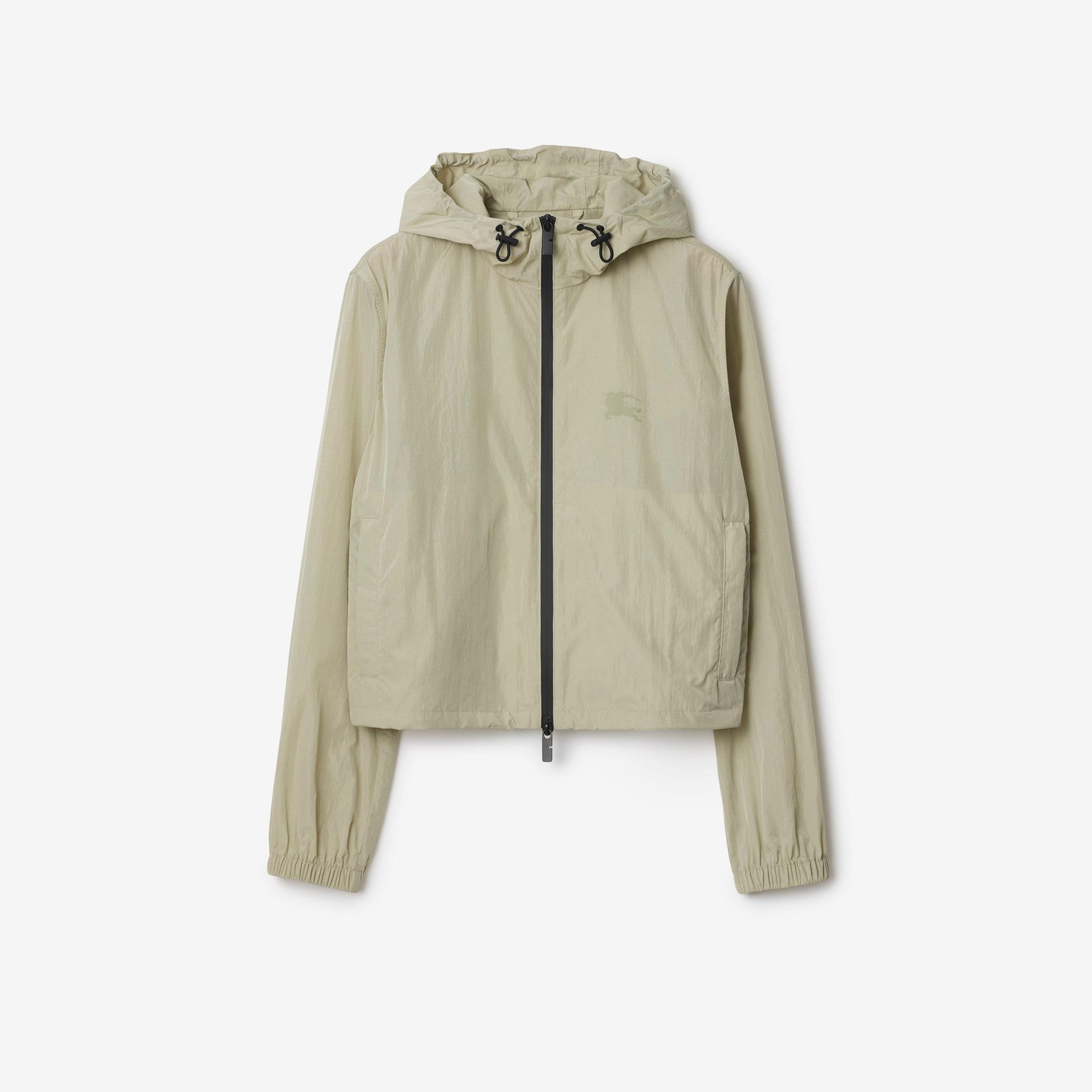 Burberry Tri Badge Nylon Kadın Haki Mont