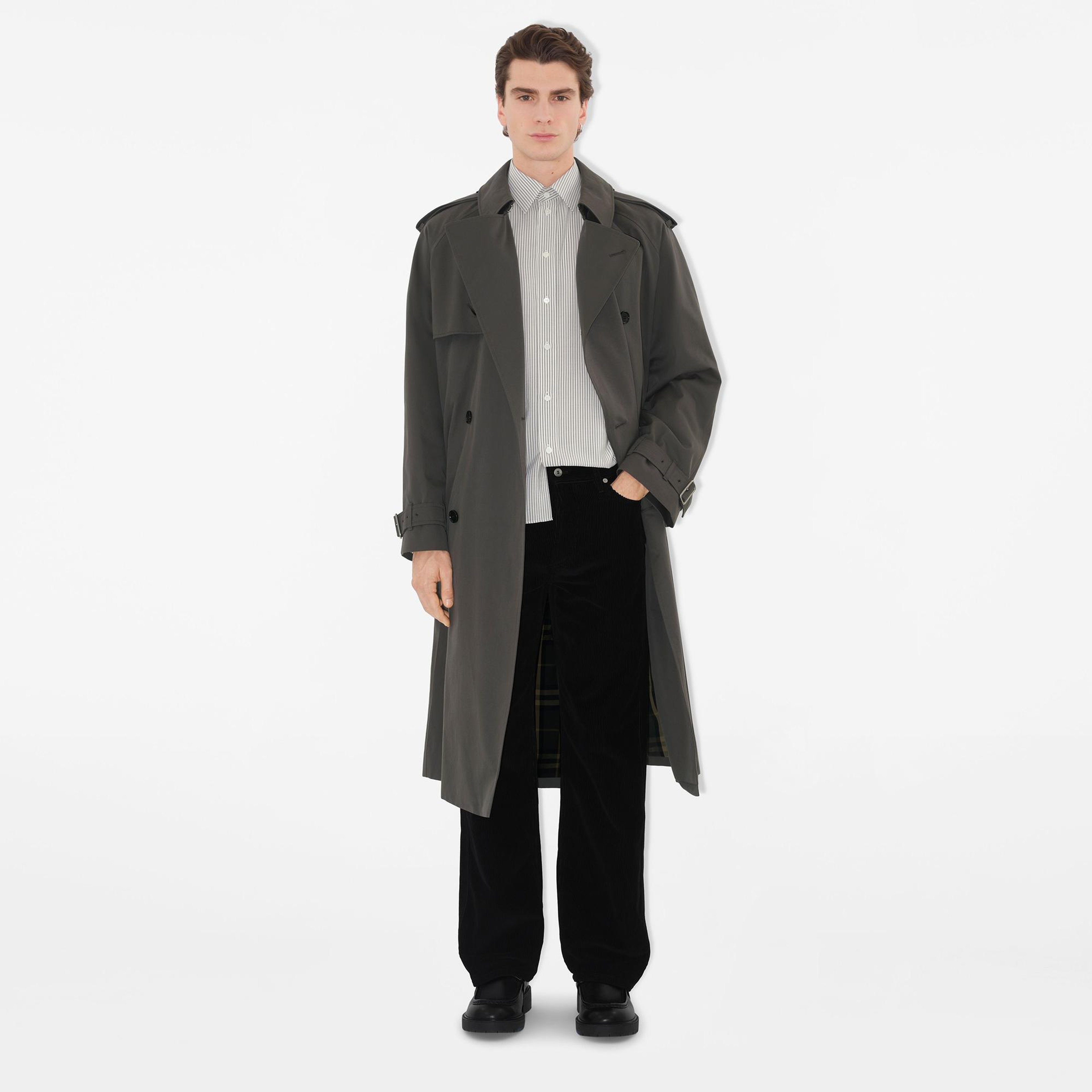 Burberry Sip Erkek Siyah İpek Gömlek