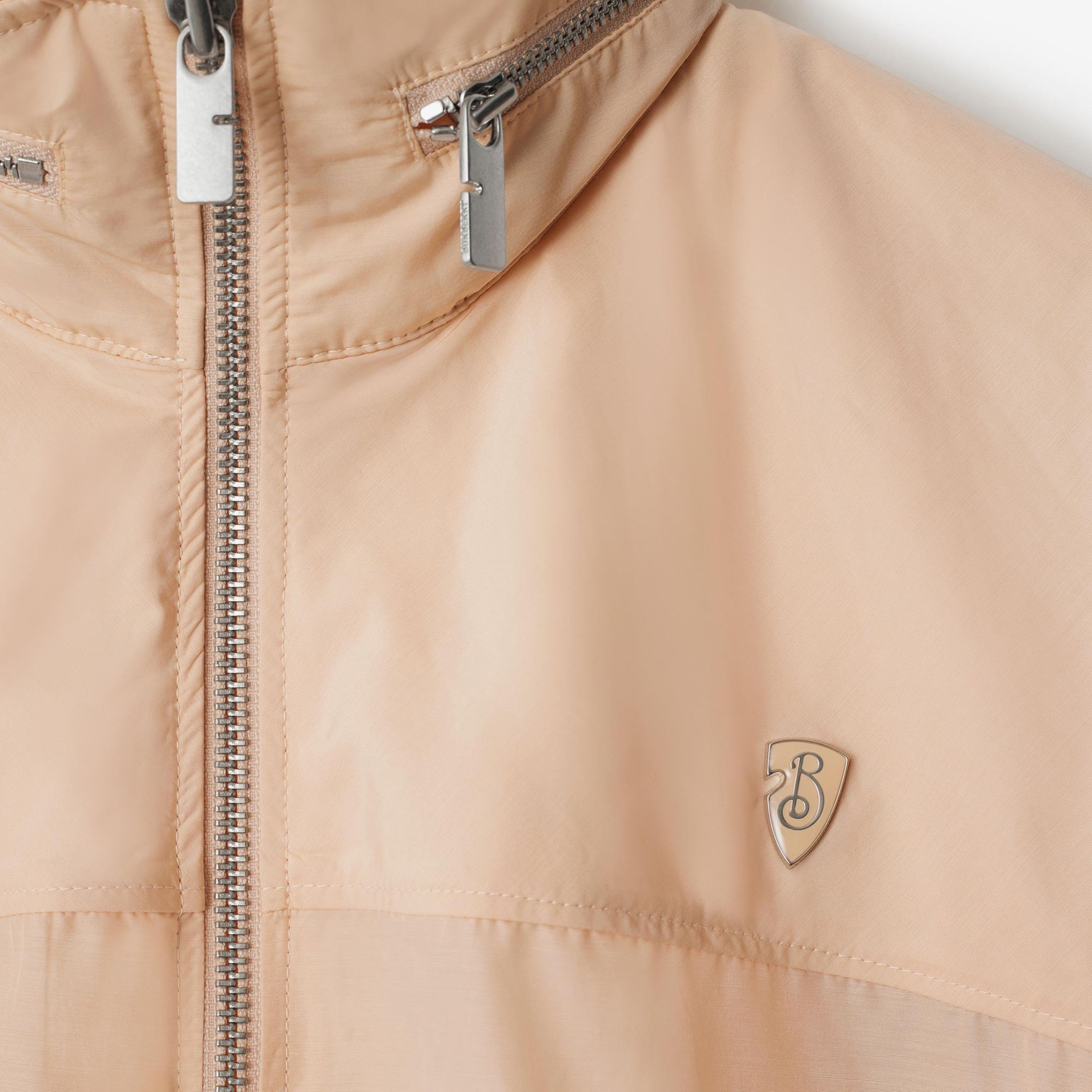 Burberry Giu Nylon Cotton Kadın Krem Ceket