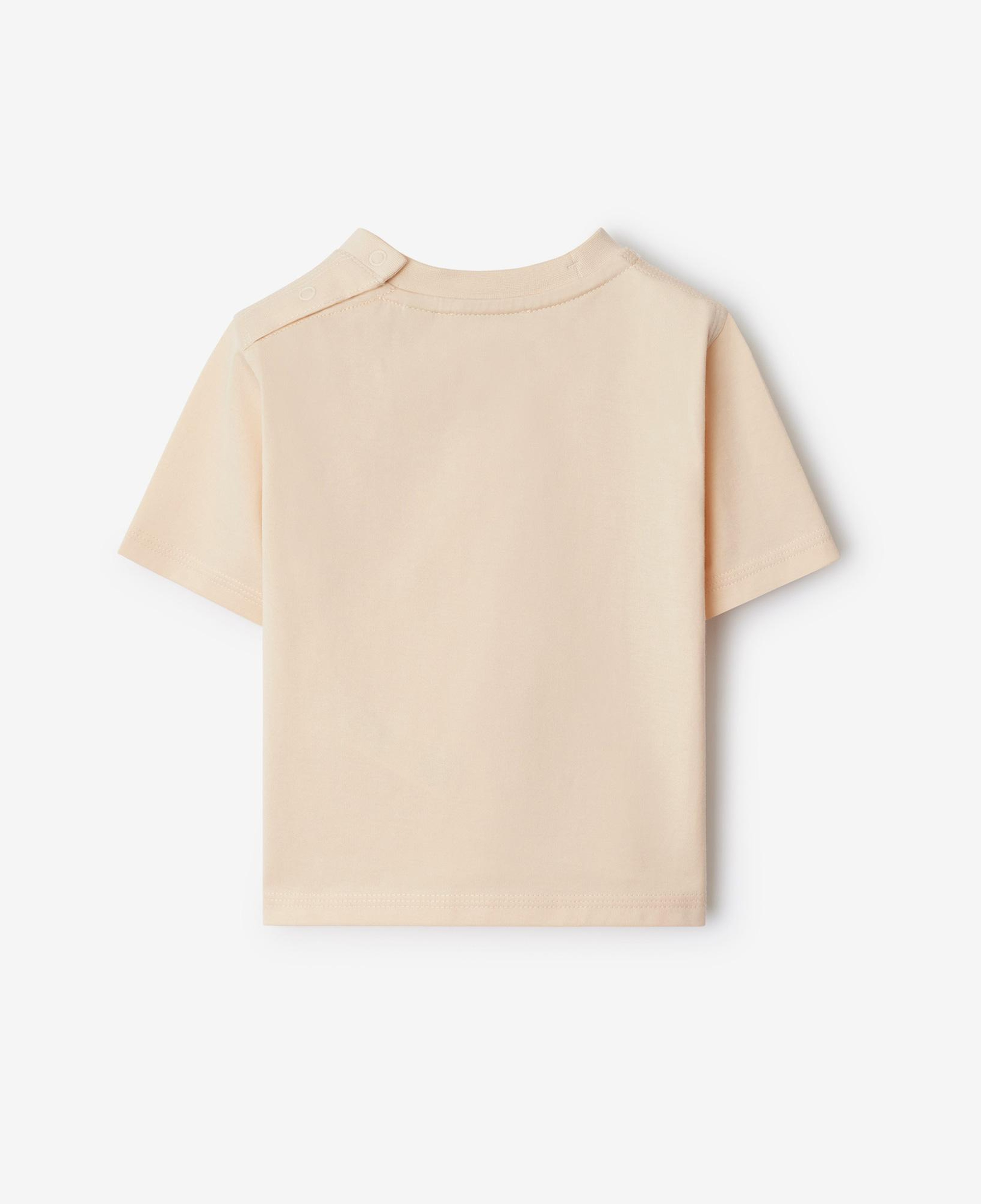 Burberry Cedar Cotton Çocuk Krem T-Shirt