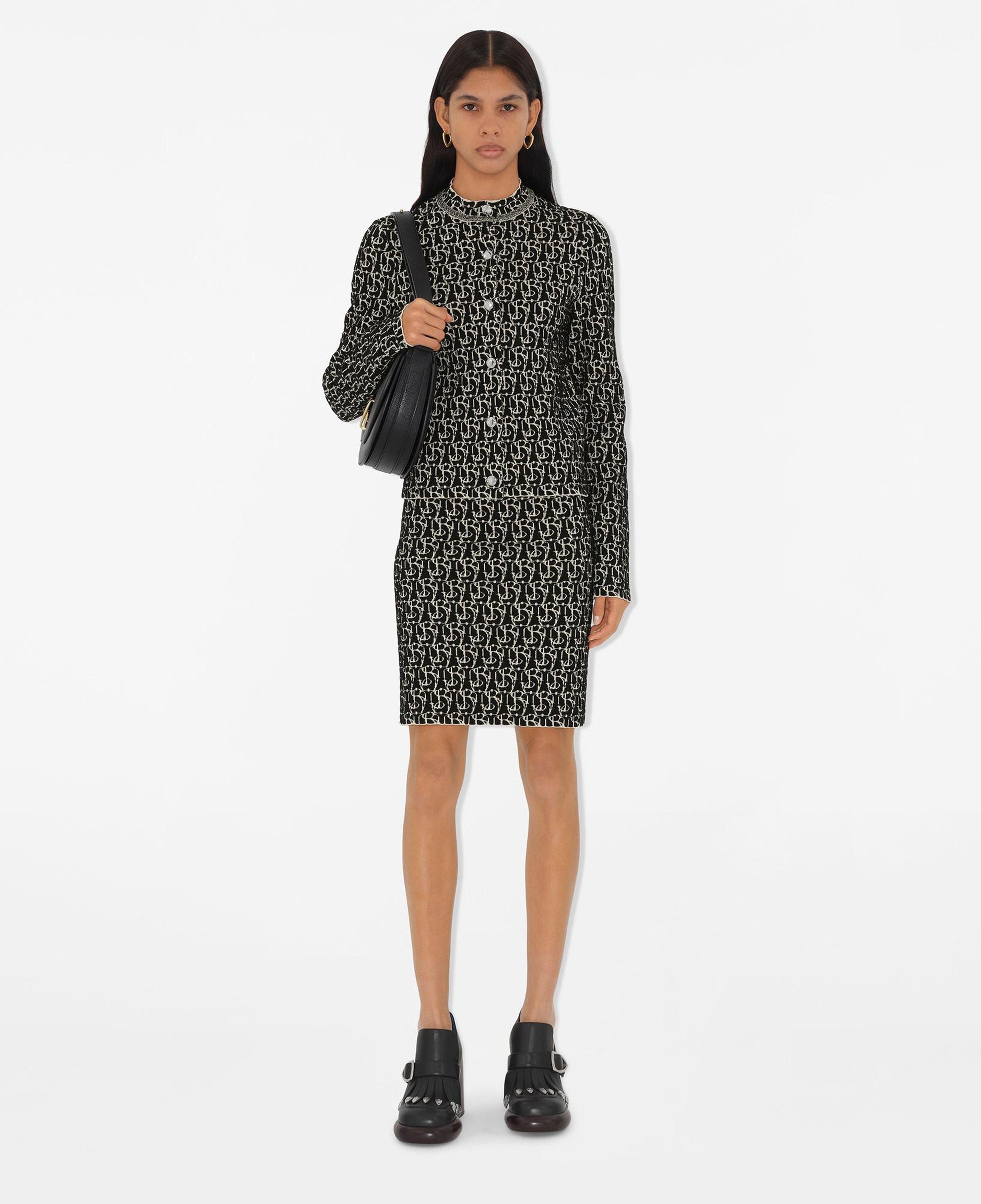 Burberry Pai Charm Woollend Kadın Siyah Hırka