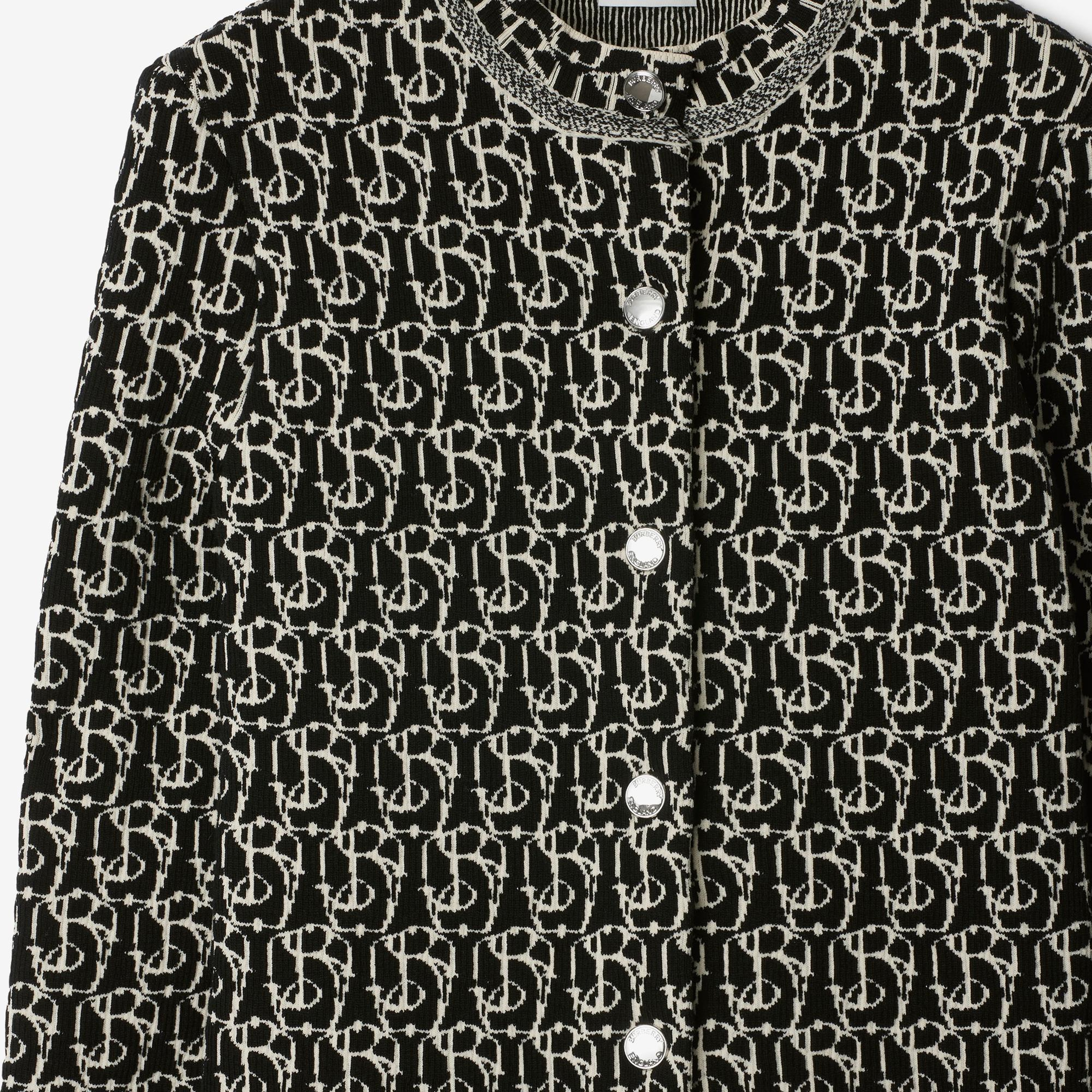 Burberry Pai Charm Woollend Kadın Siyah Hırka
