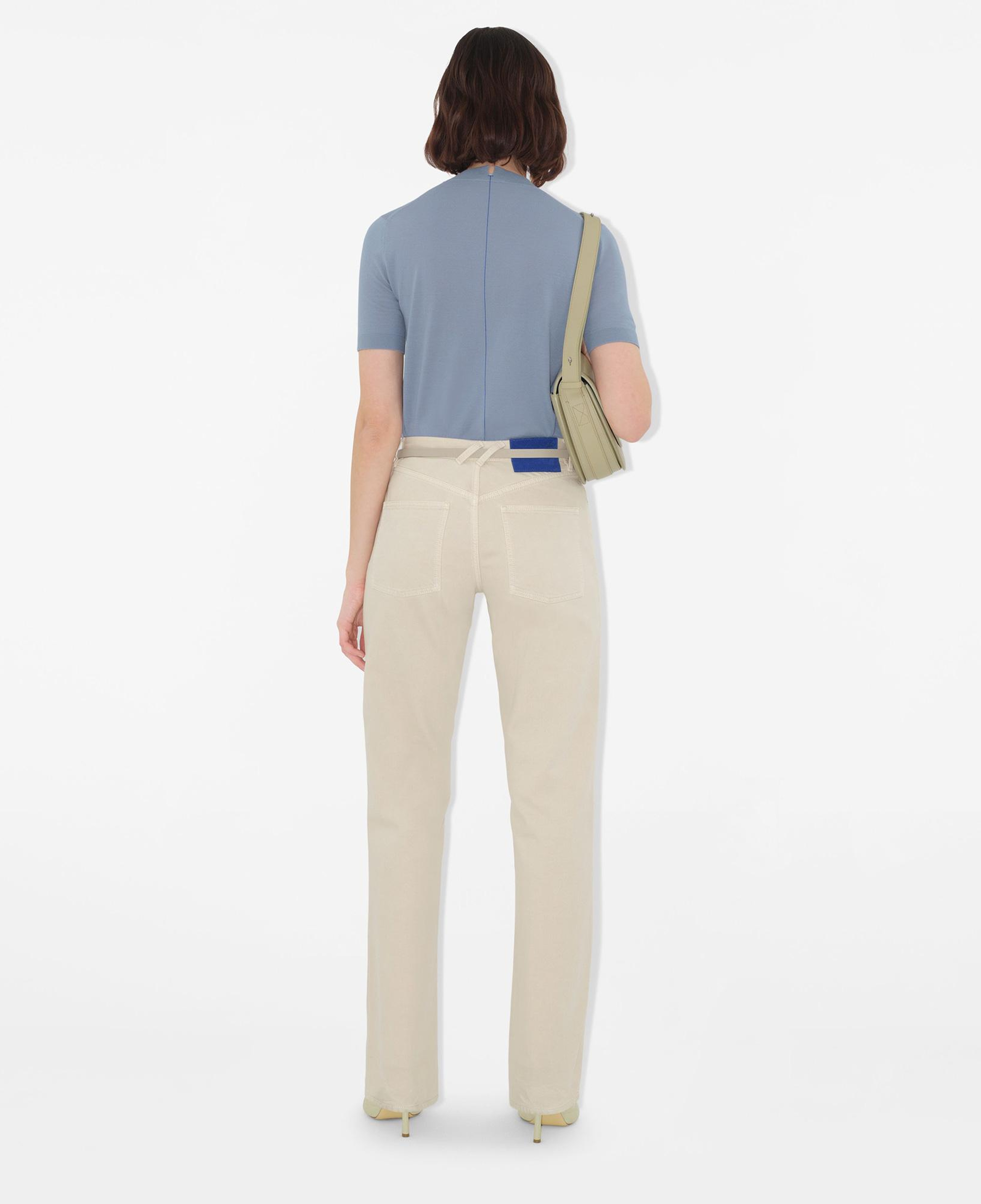 Burberry Uv Wool Top Kadın Mavi Triko