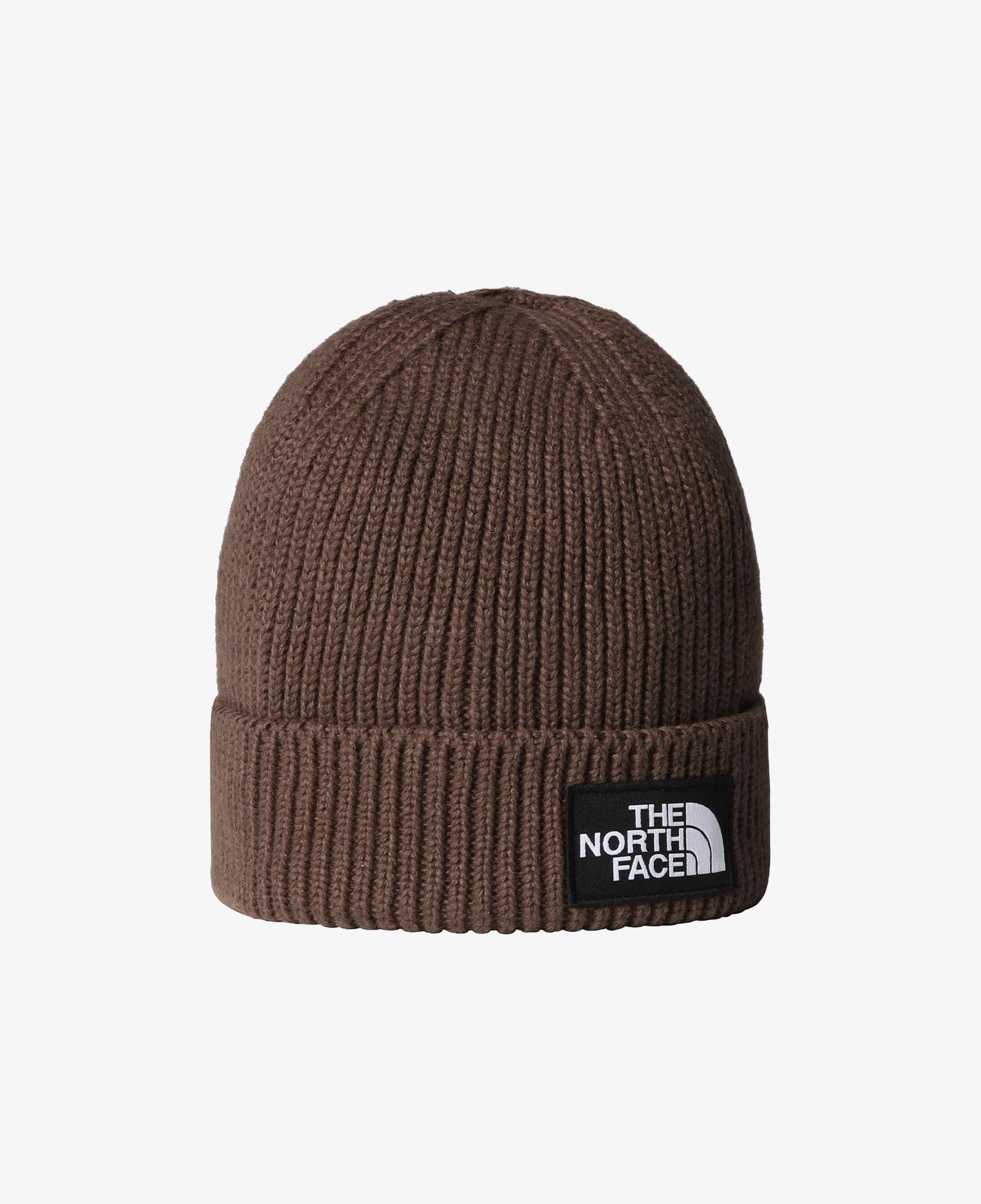 The North Face Logo Box Cuffed Unisex Kahverengi Bere