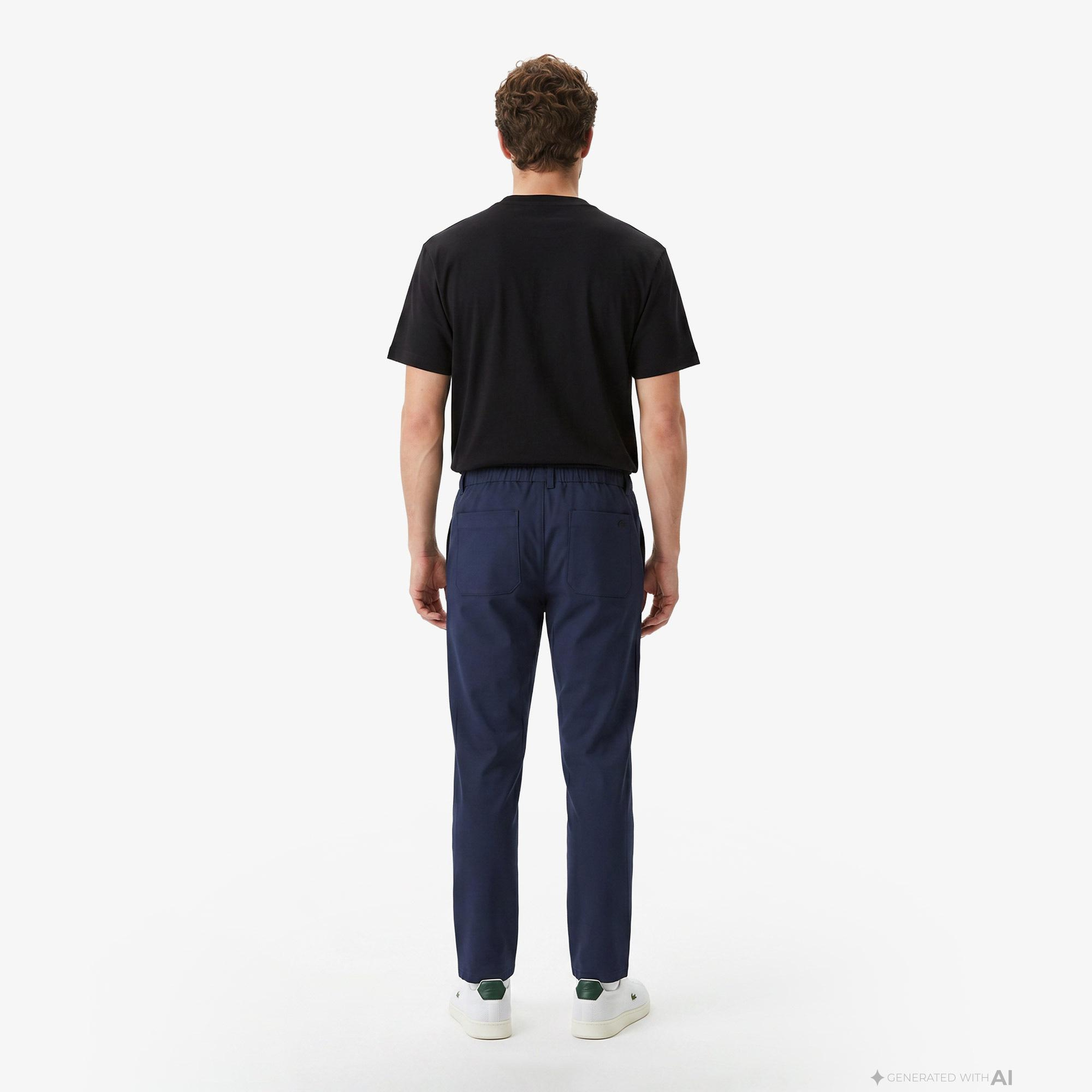 Lacoste Erkek Tapered Fit Lacivert Pantolon