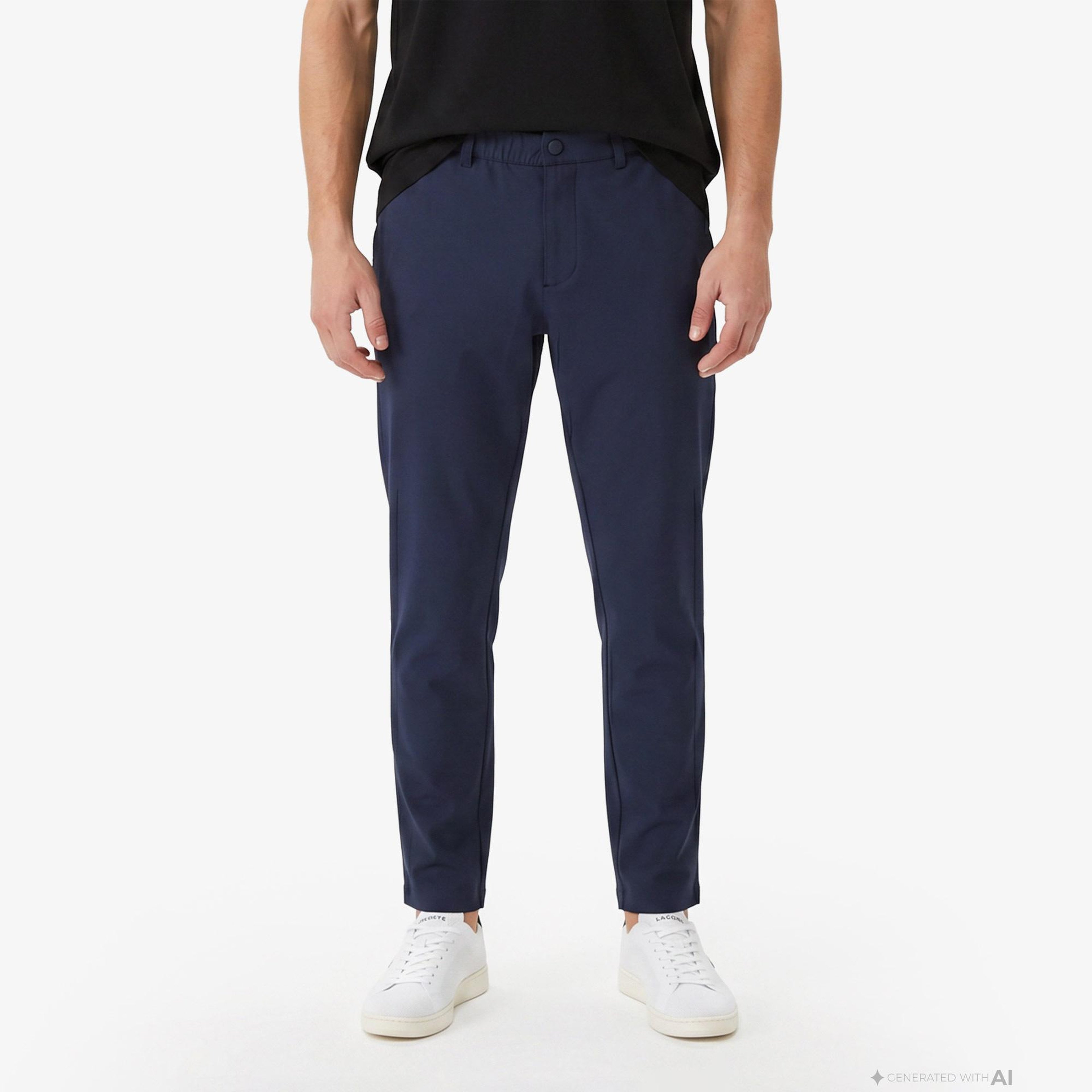 Lacoste Erkek Tapered Fit Lacivert Pantolon