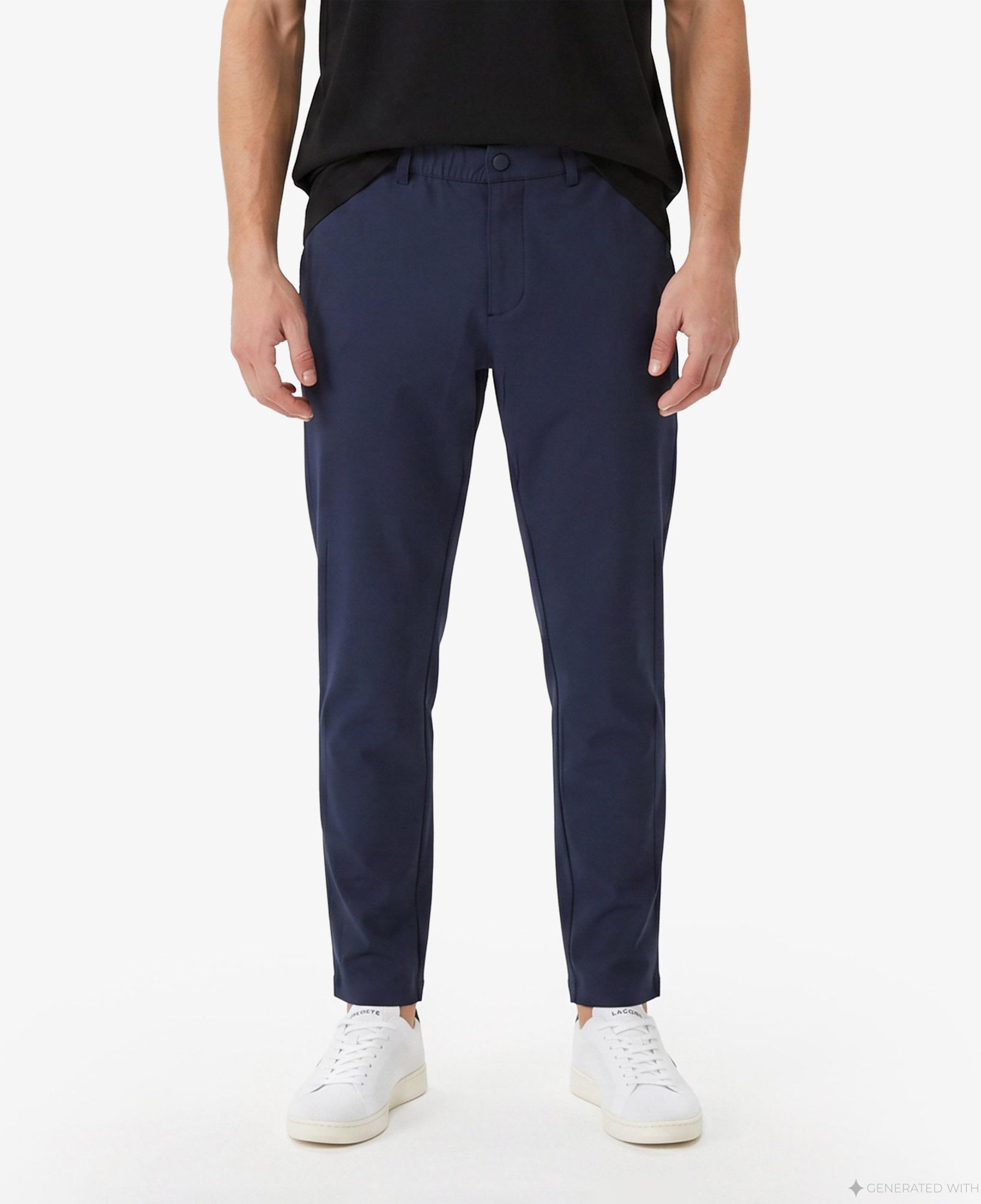 Lacoste Erkek Tapered Fit Lacivert Pantolon