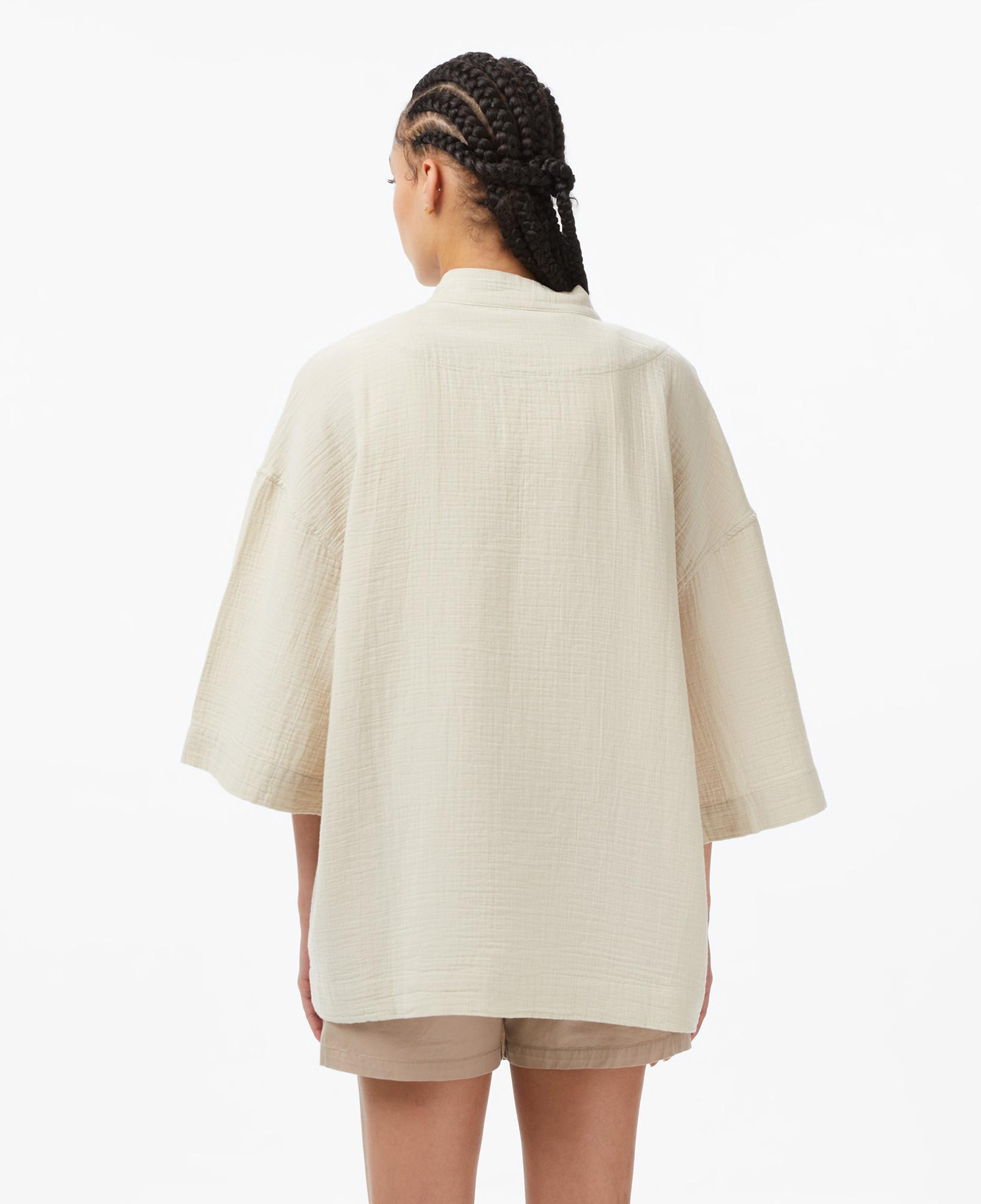 UNITED4 Unisex Krem Kimono