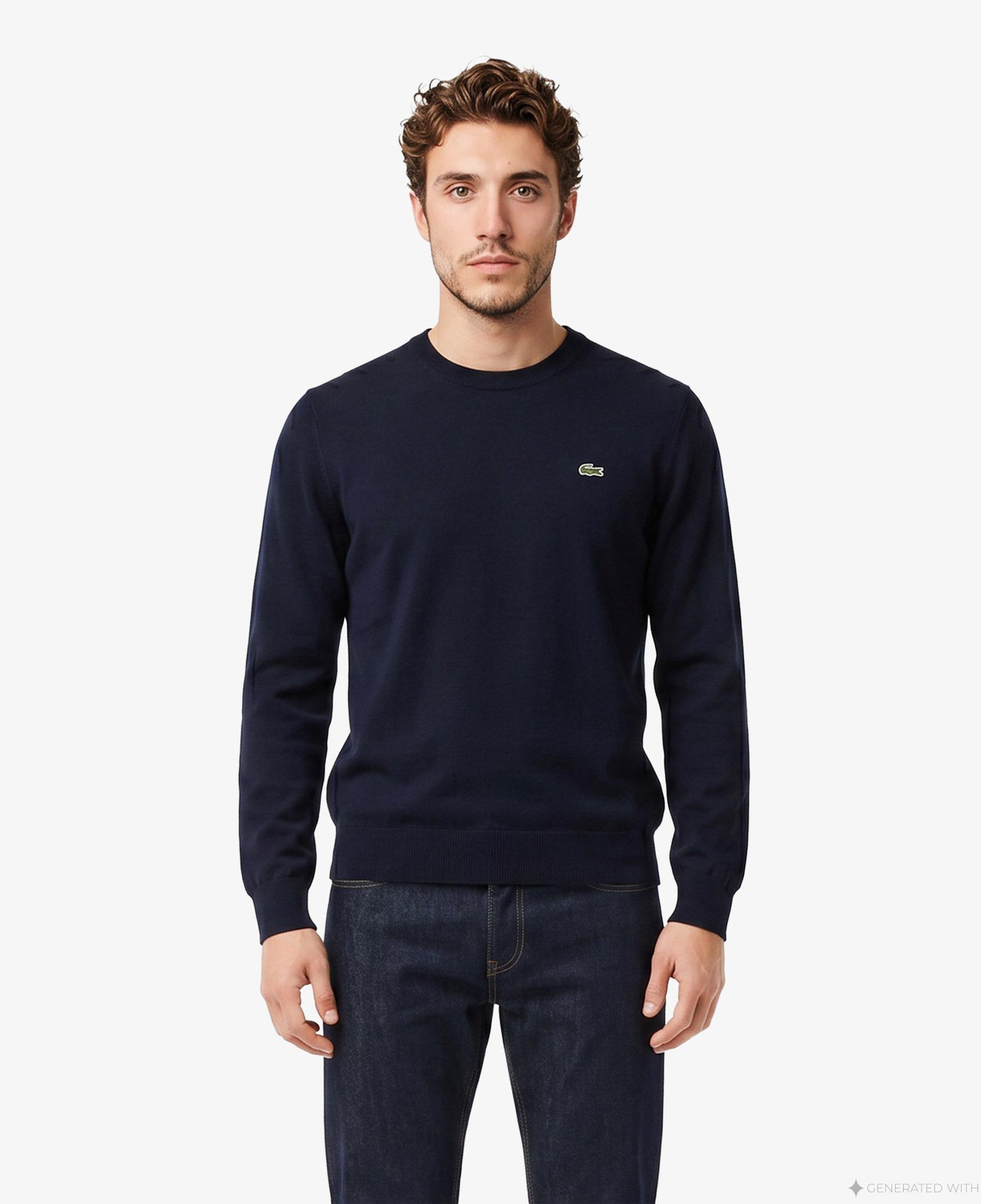 Lacoste Erkek Lacivert Triko