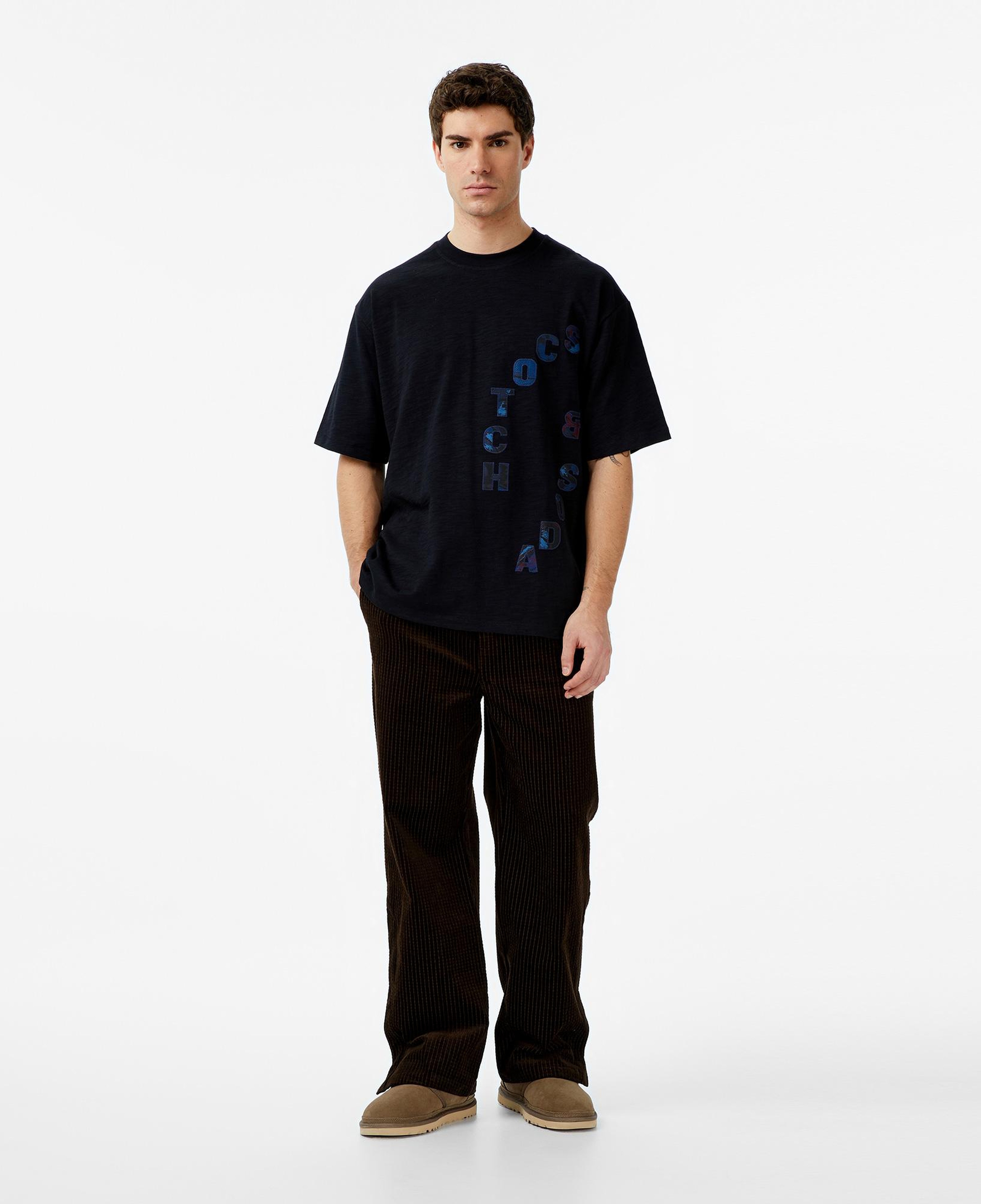 Scotch&Soda Jacquard Cotton-Blend Corduroy Relaxed Fit Erkek Kahverengi Pantolon