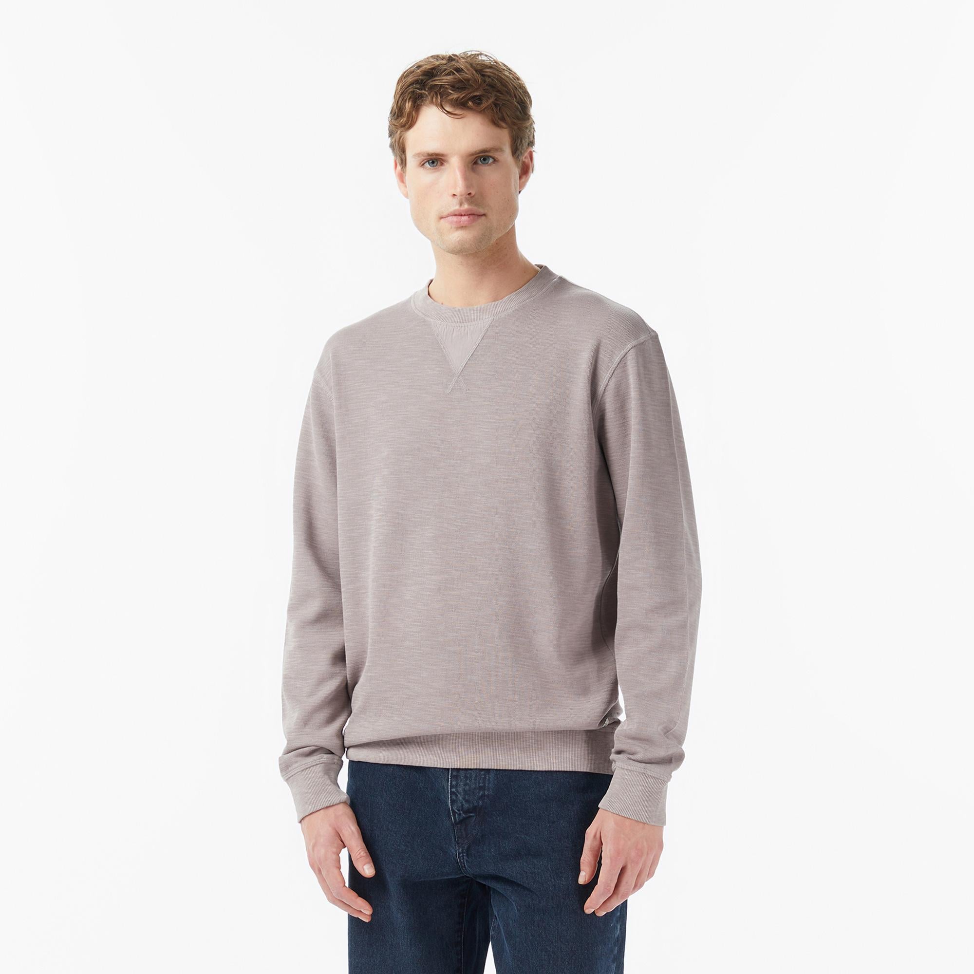 Scotch&Soda G/D Structured Erkek Bej Sweatshirt