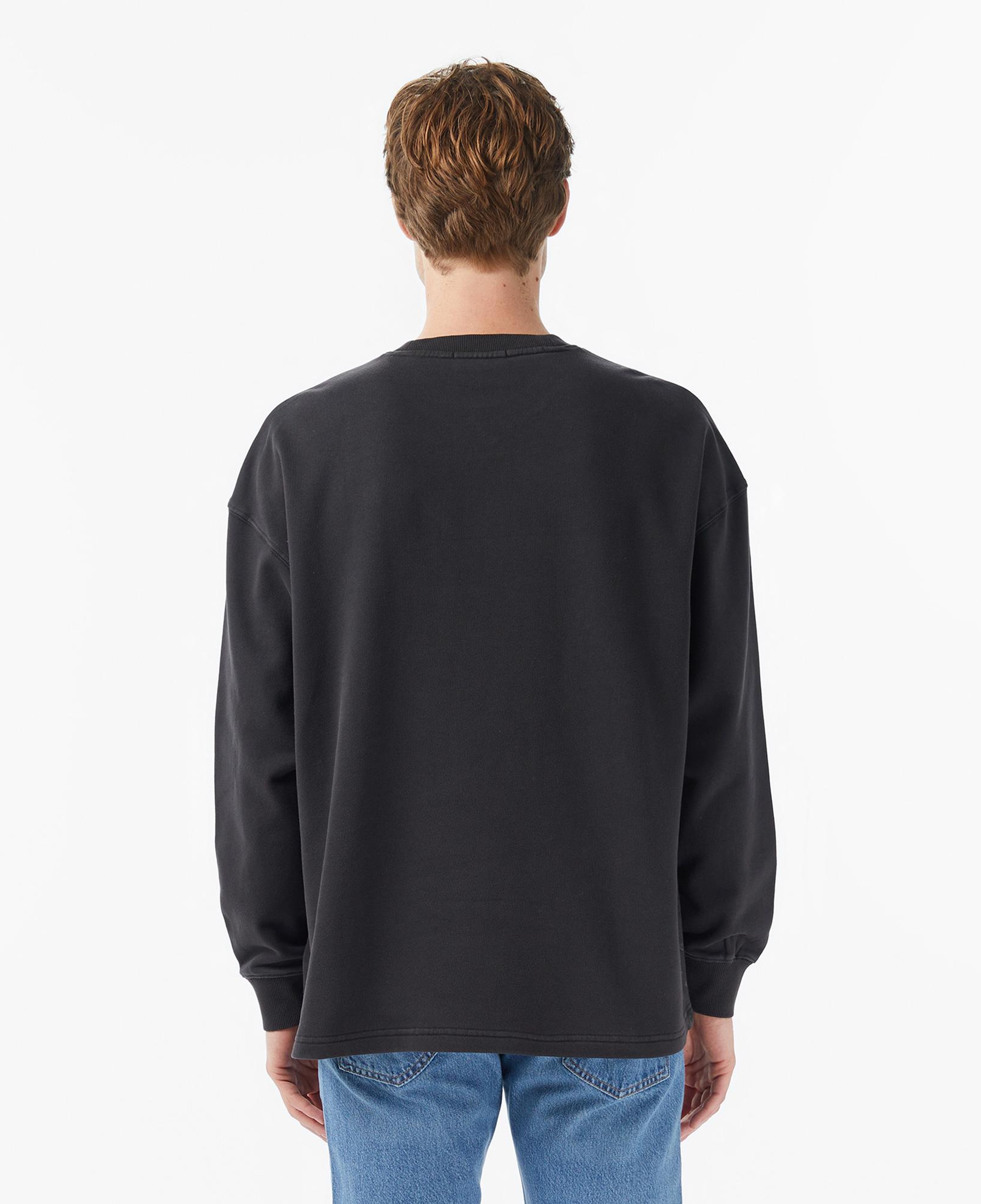 Scotch&Soda Loose Fit Overdyed Erkek Gri Sweatshirt