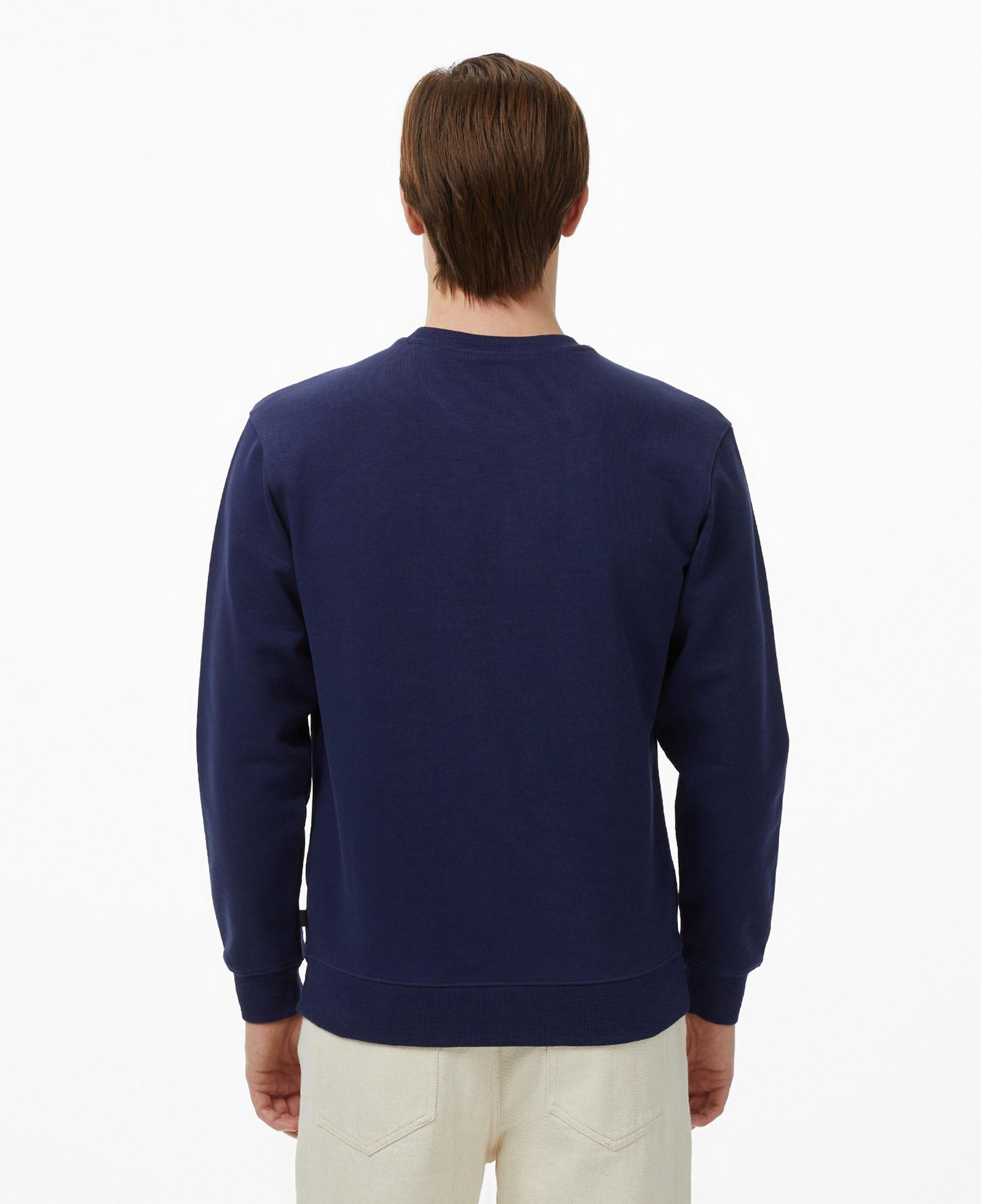 Scotch&Soda Left Chest Logo Erkek Lacivert Sweatshirt