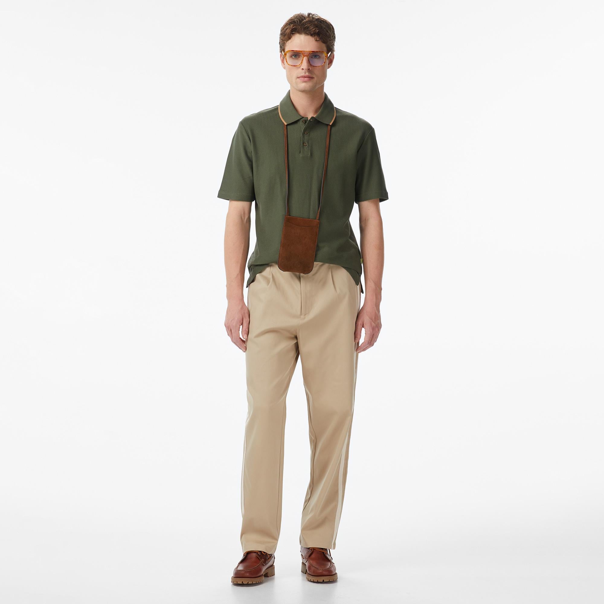 Scotch&Soda Structured Relaxed Fit Erkek Yeşil Polo
