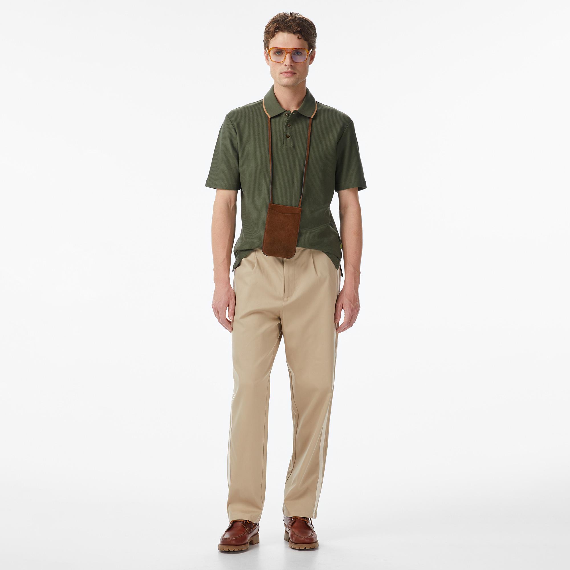 Scotch&Soda Structured Relaxed Fit Erkek Yeşil Polo