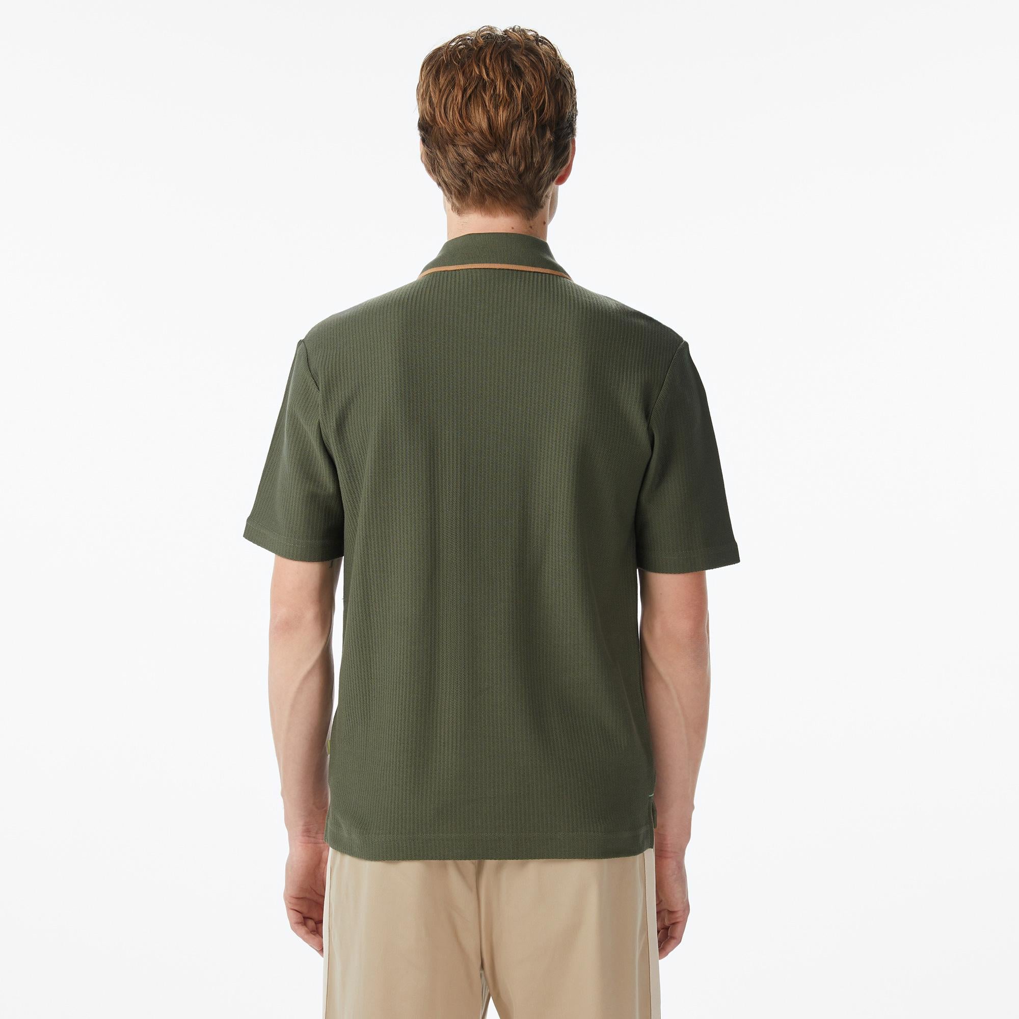 Scotch&Soda Structured Relaxed Fit Erkek Yeşil Polo