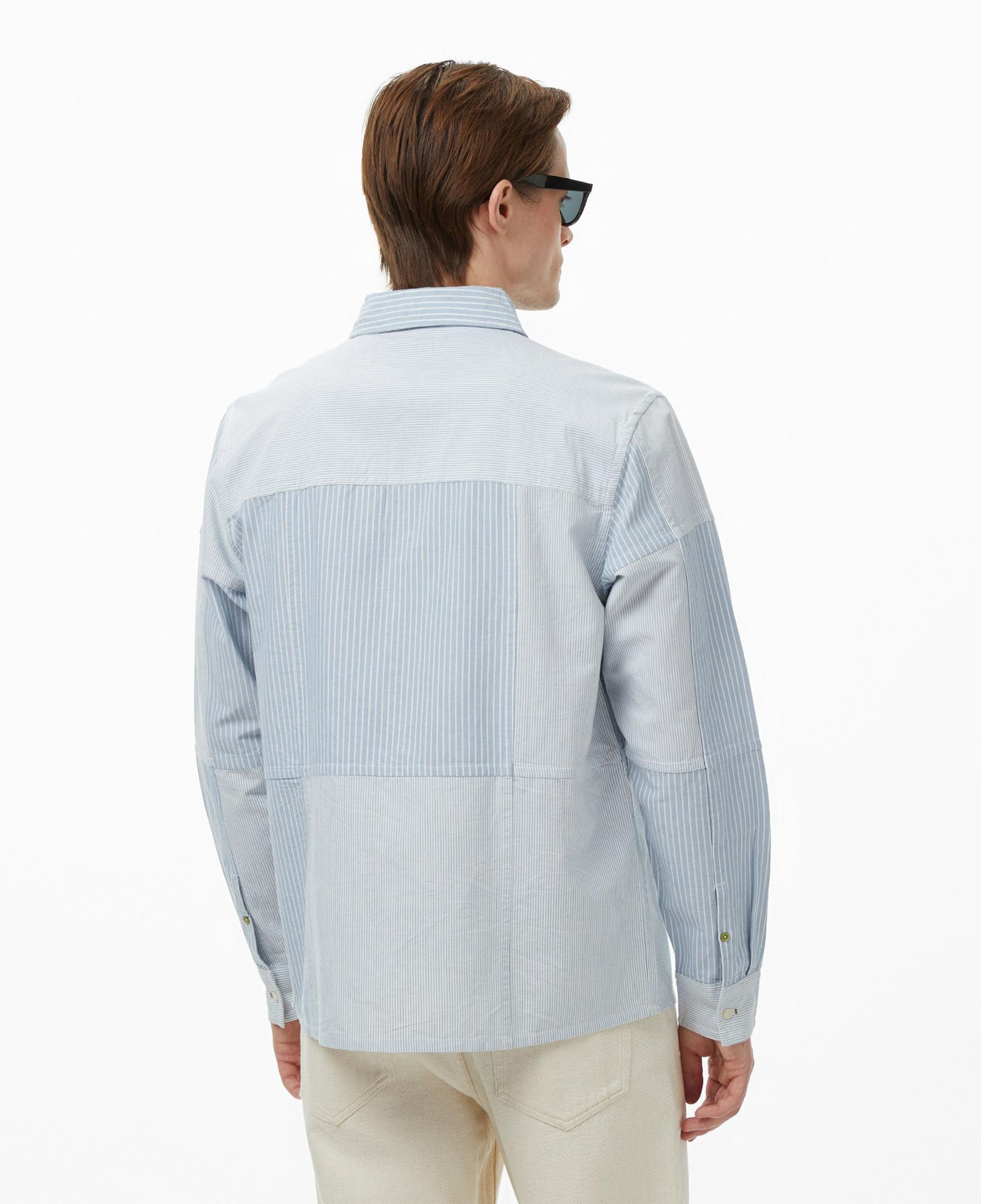 Scotch&Soda Patchwork Relaxed-Fit Oxford Erkek Lacivert Gömlek