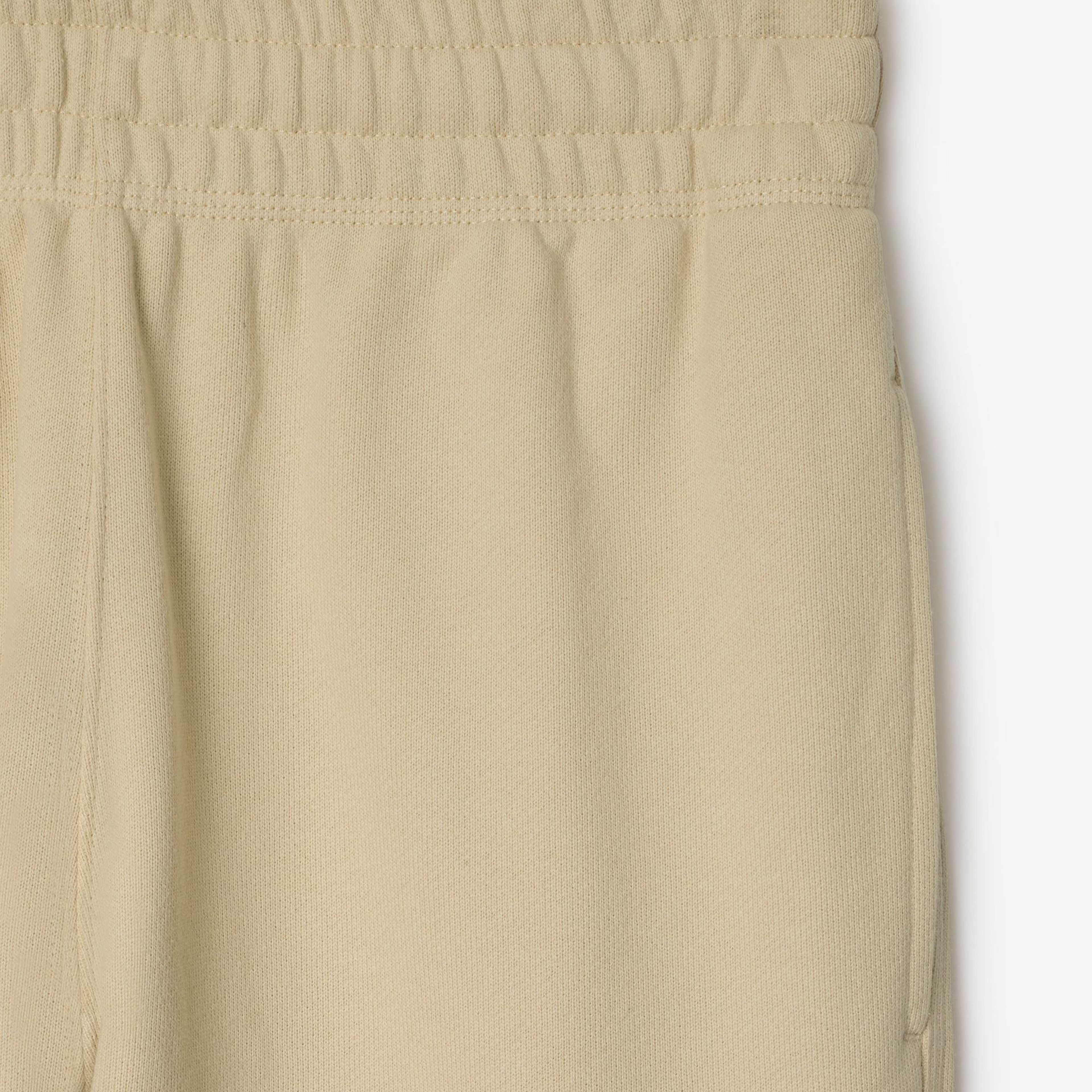 Burberry For Label Cotton Jogging Kadın Krem Eşofman Altı