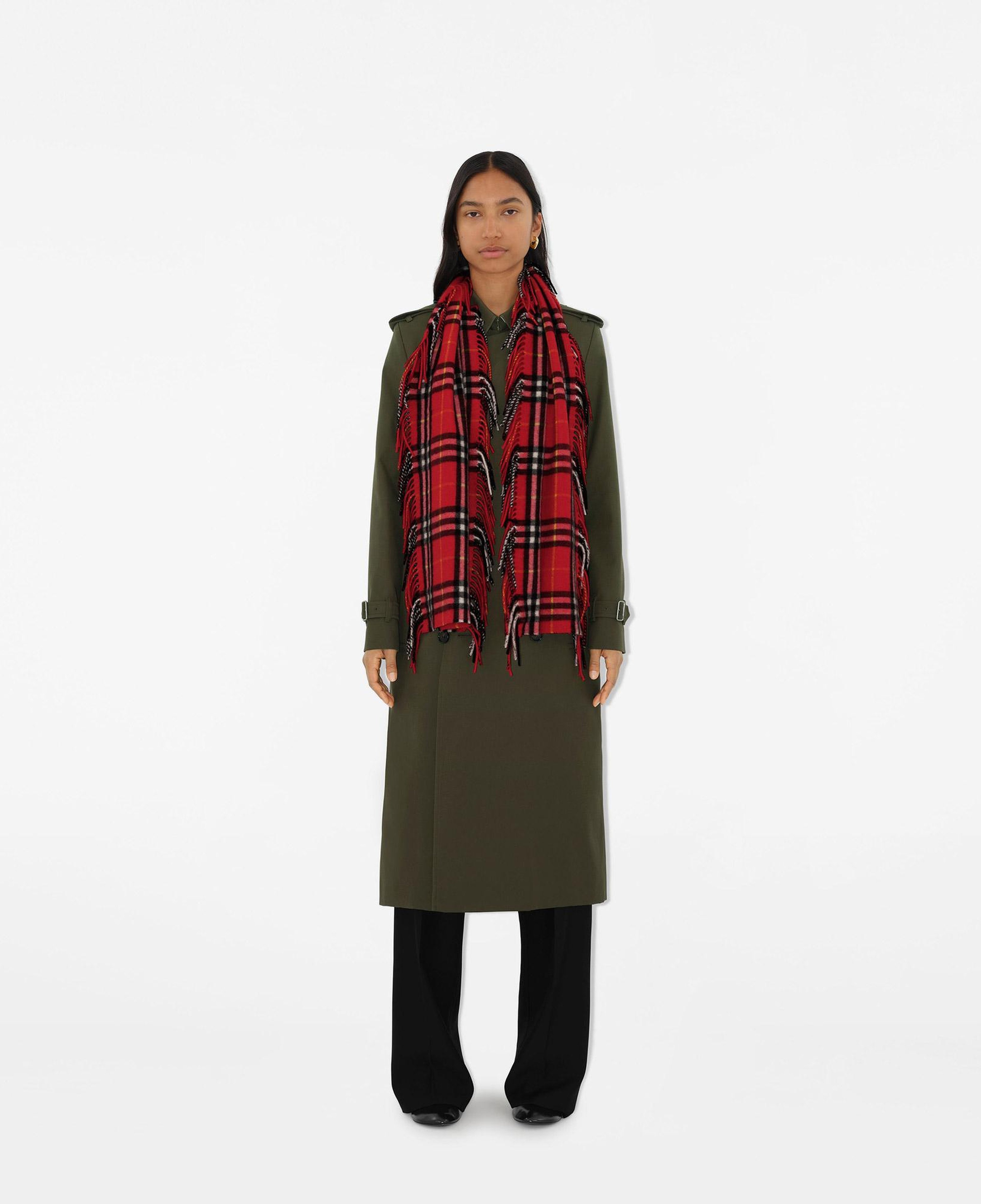 Burberry Kadın Bordo Atkı