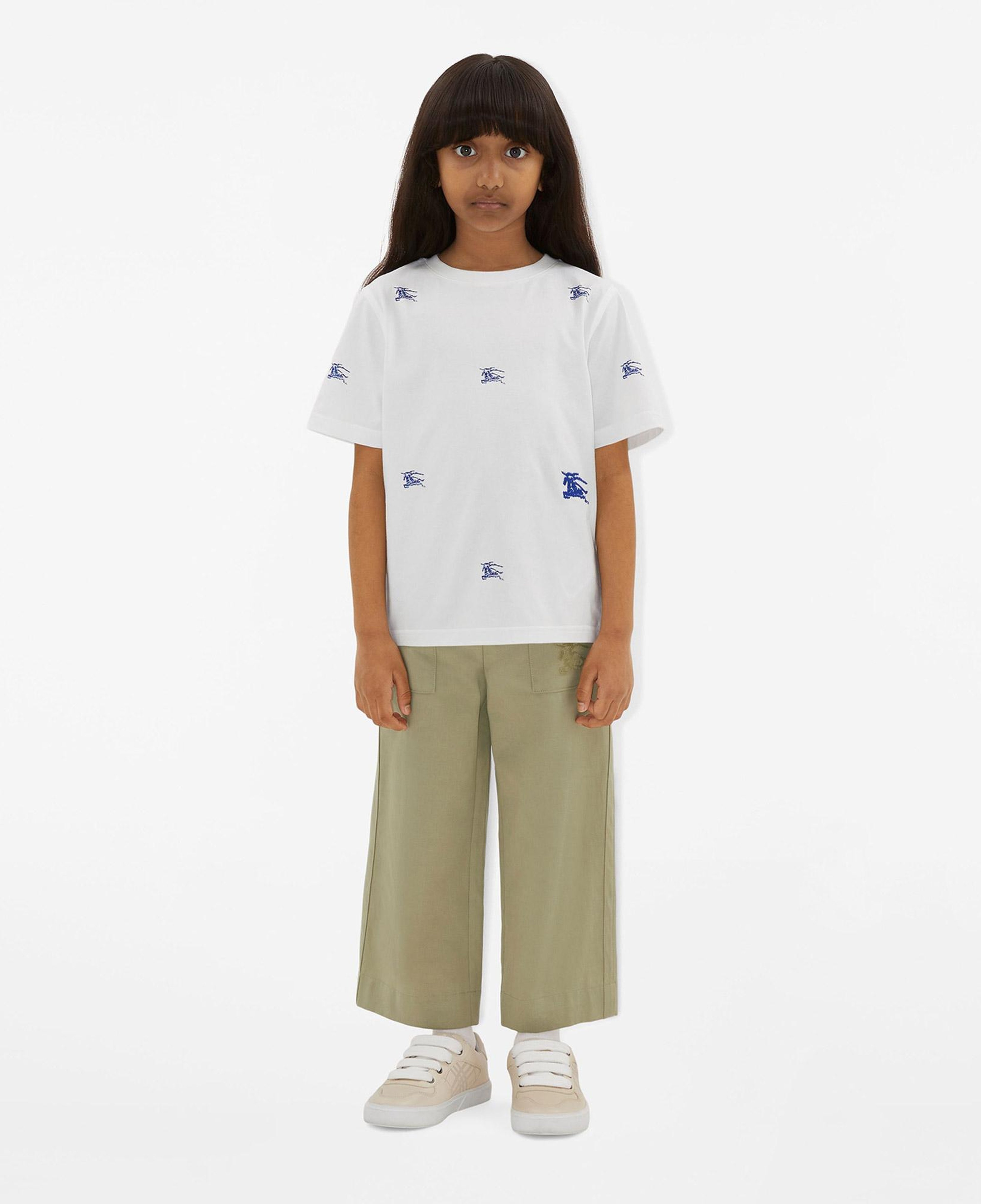 Burberry Çocuk Beyaz T-Shirt