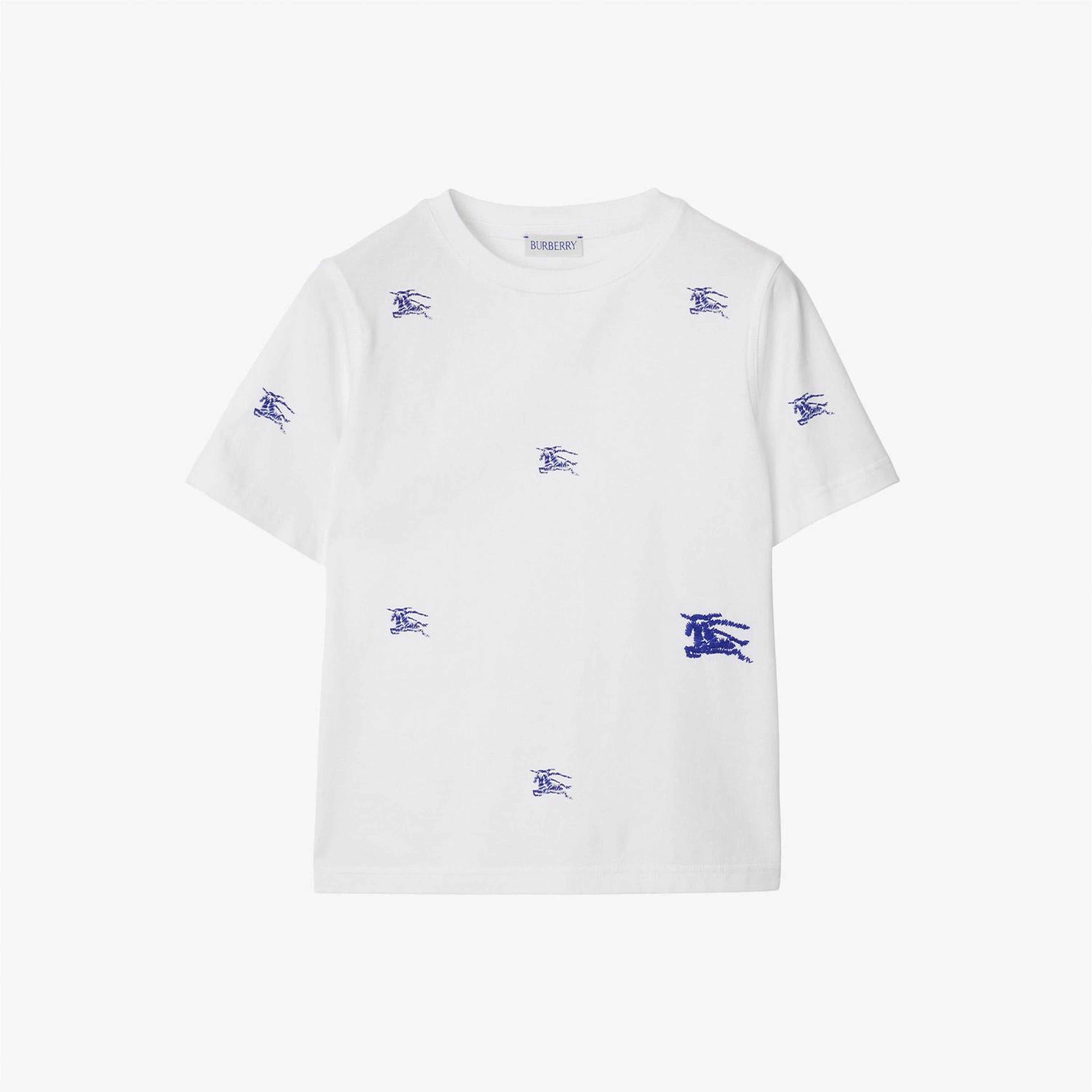 Burberry Çocuk Beyaz T-Shirt