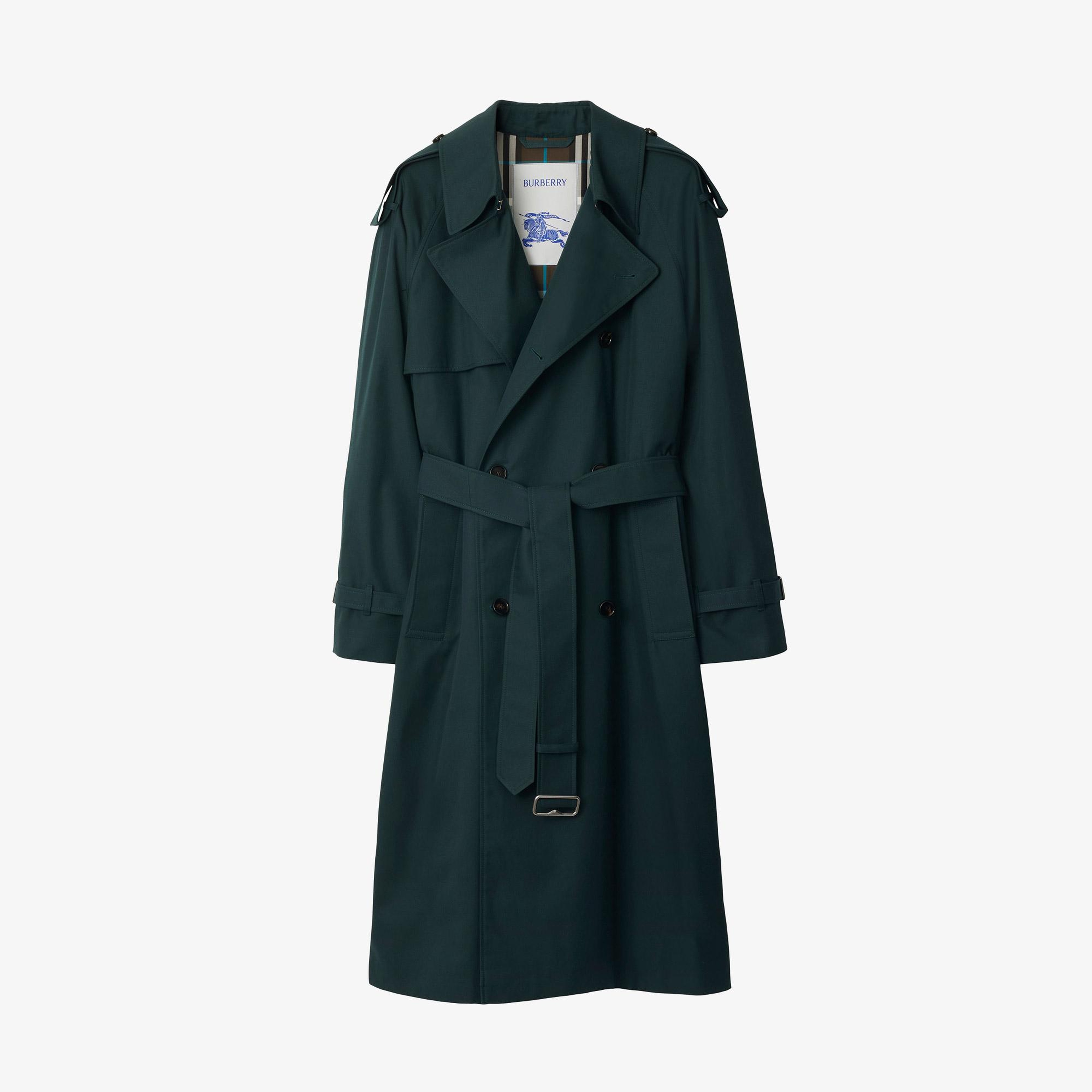 Burberry Erkek Gri Pardesu