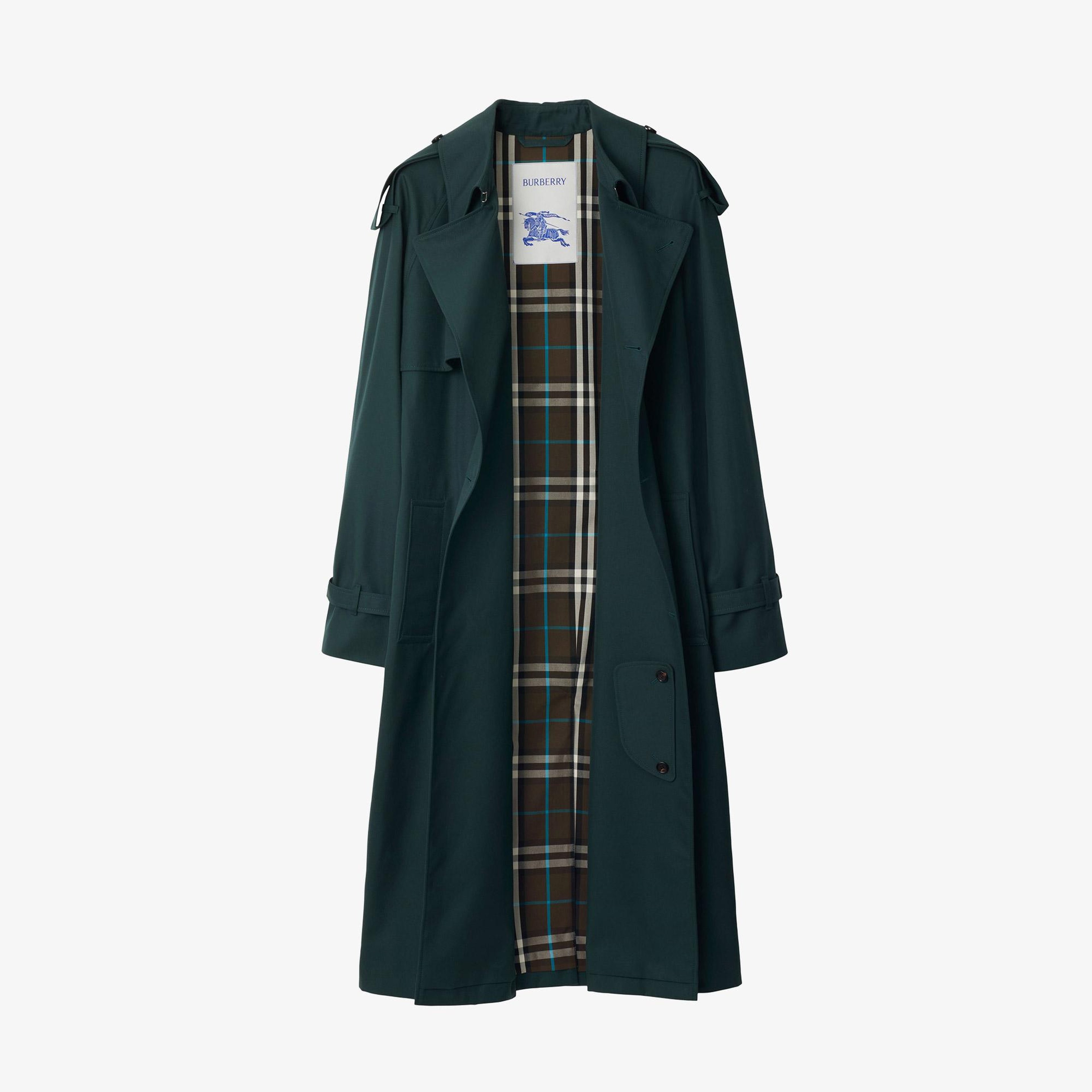Burberry Erkek Gri Pardesu