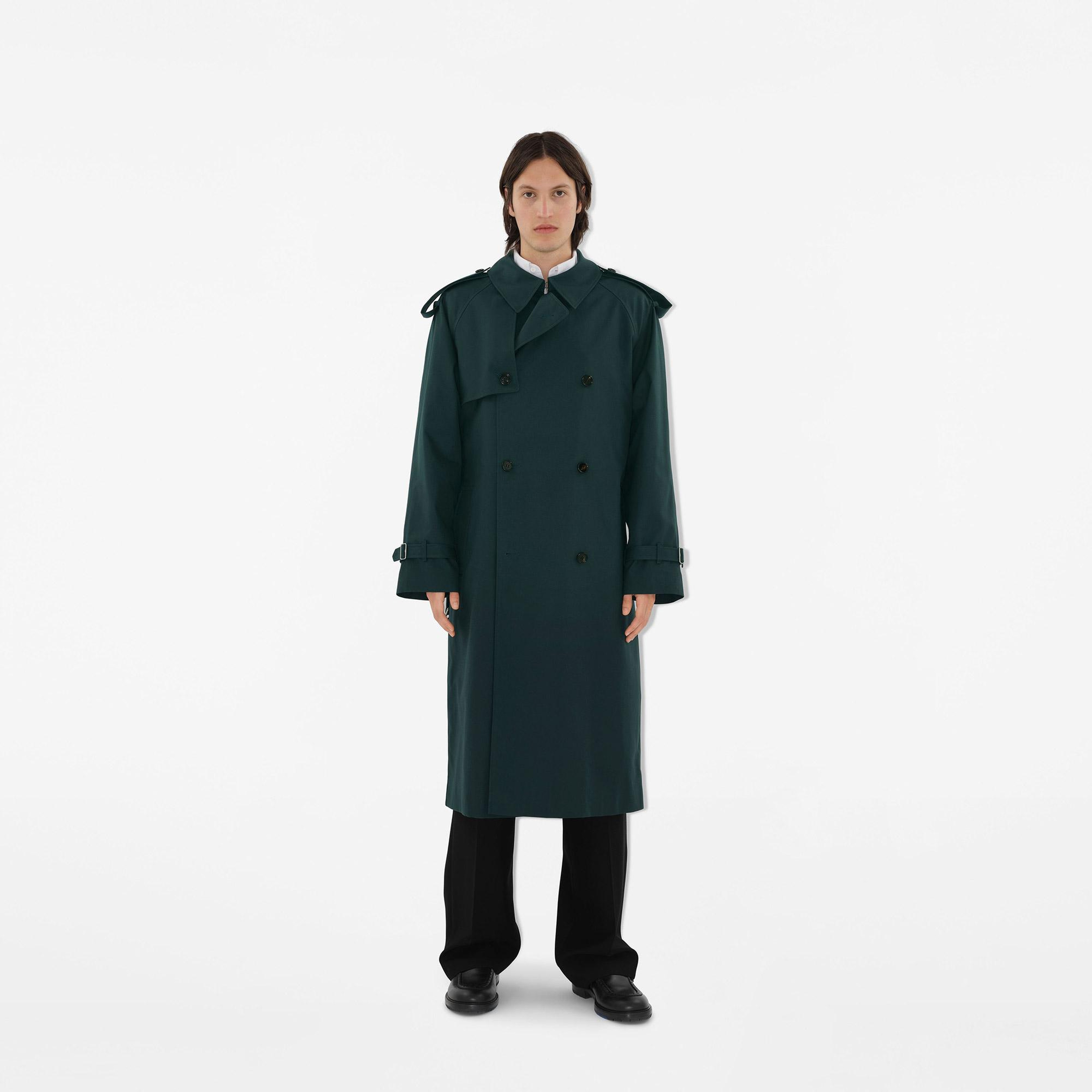 Burberry Erkek Gri Pardesu