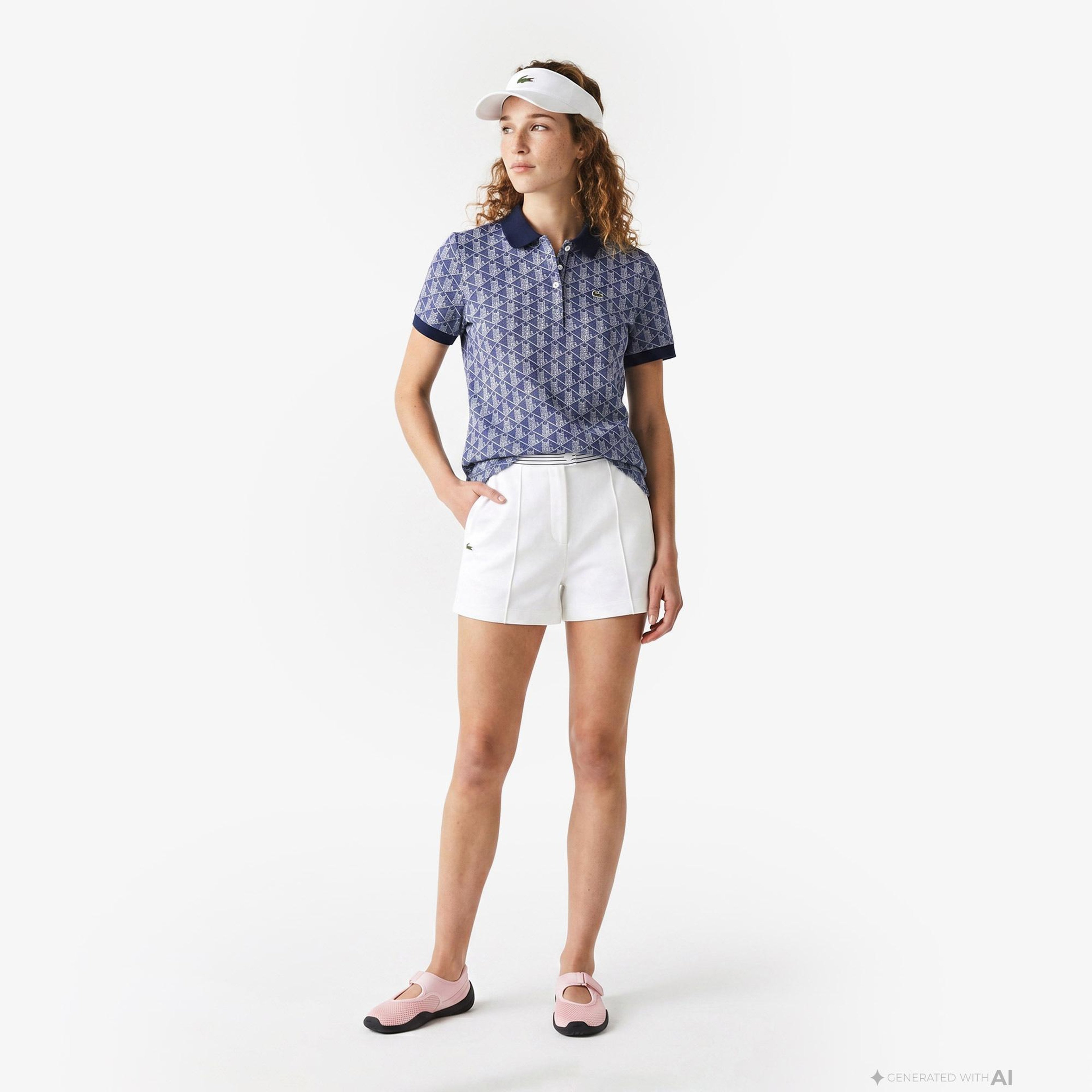Lacoste Kadın Mavi Polo