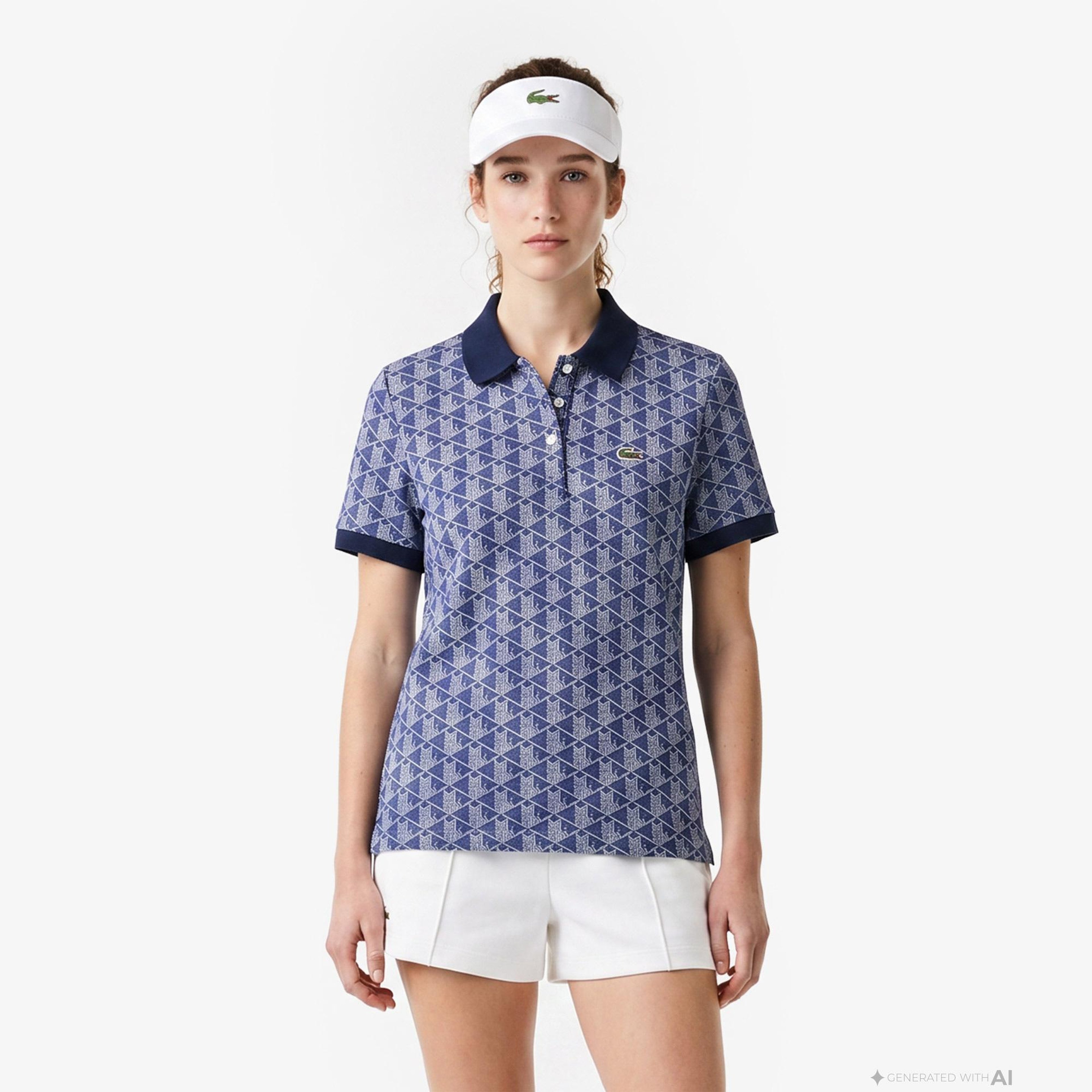 Lacoste Kadın Mavi Polo