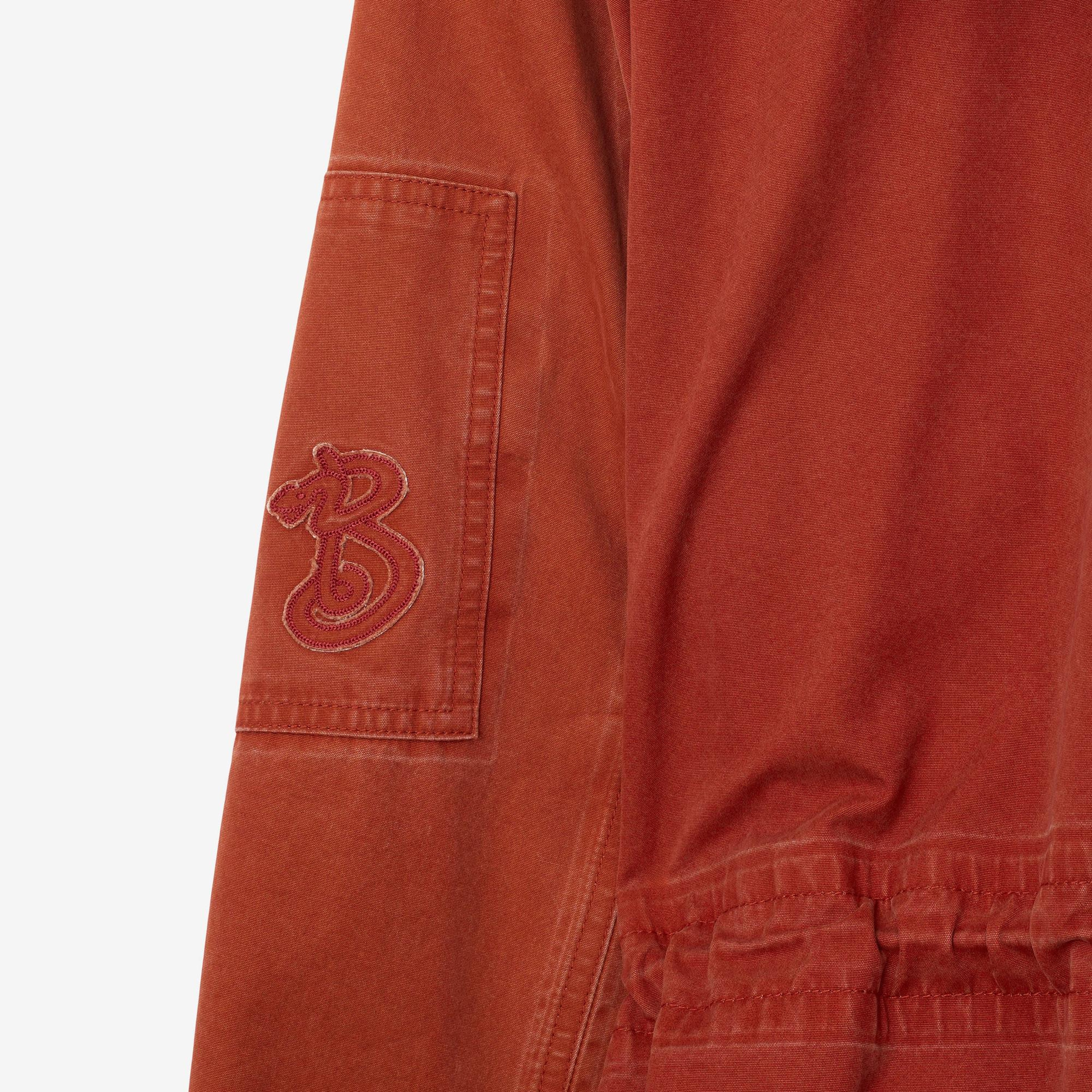 Burberry Lny25 Tec Bonded Cotton Erkek Kırmızı Mont