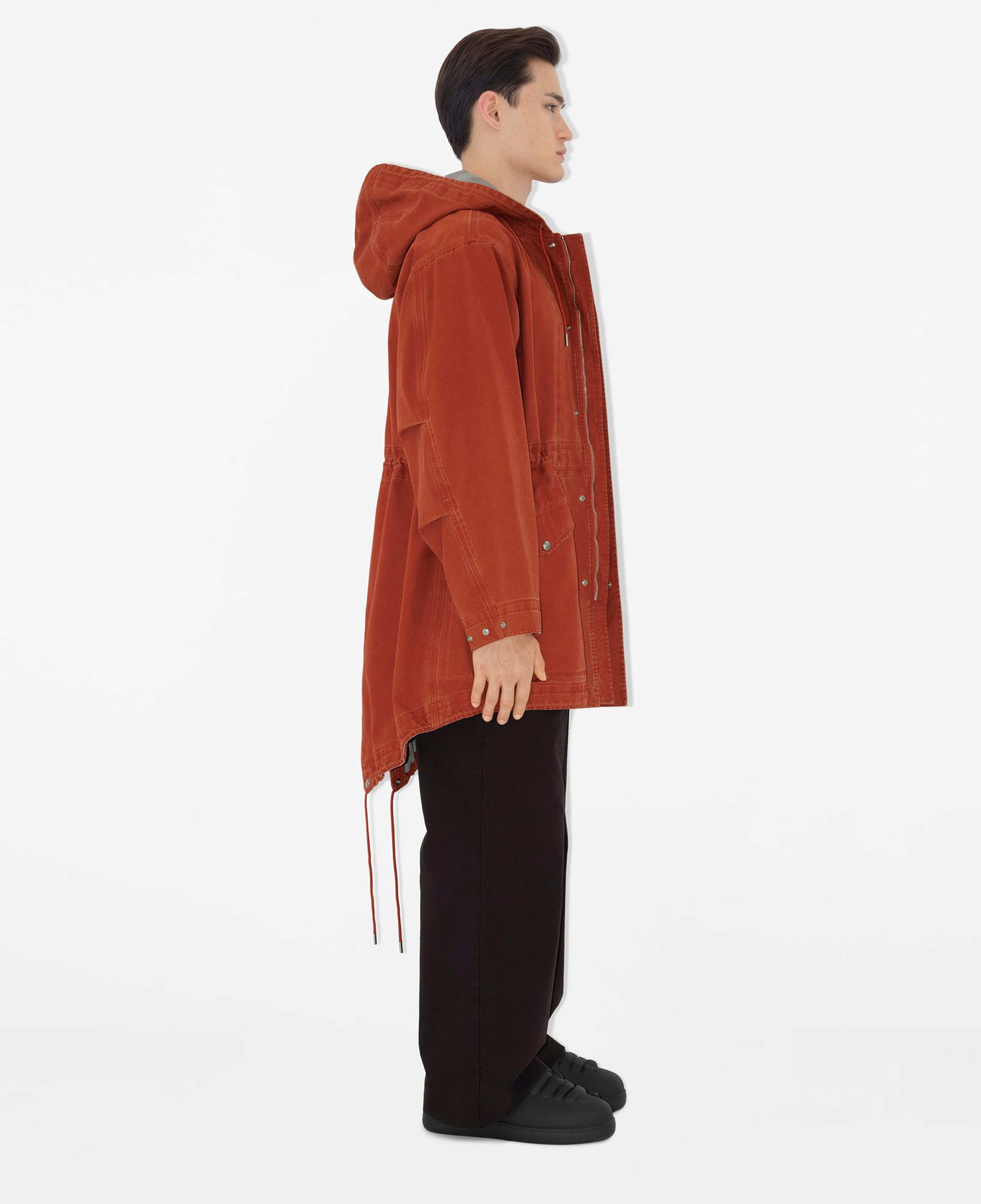 Burberry Lny25 Tec Bonded Cotton Erkek Kırmızı Mont