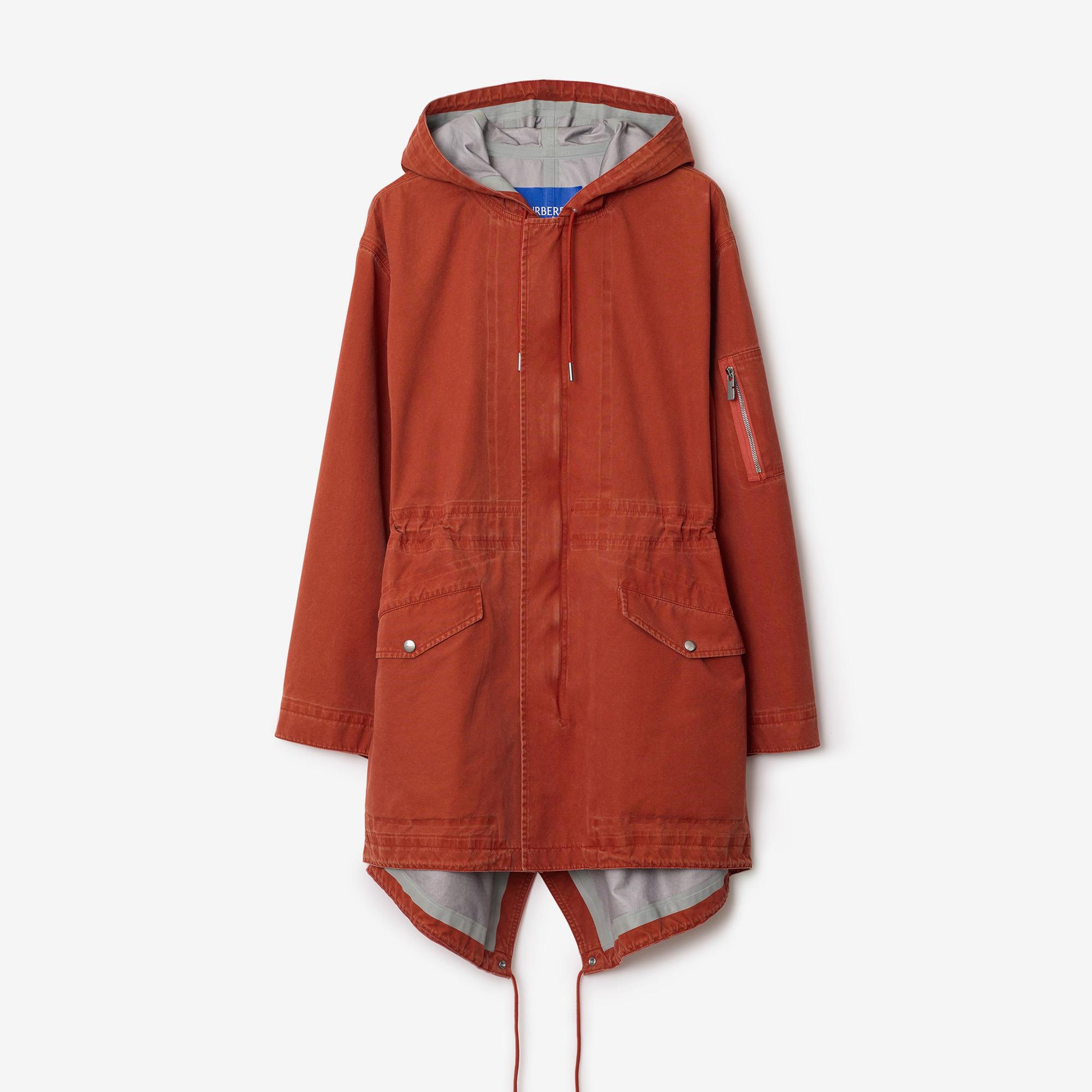 Burberry Lny25 Tec Bonded Cotton Erkek Kırmızı Mont