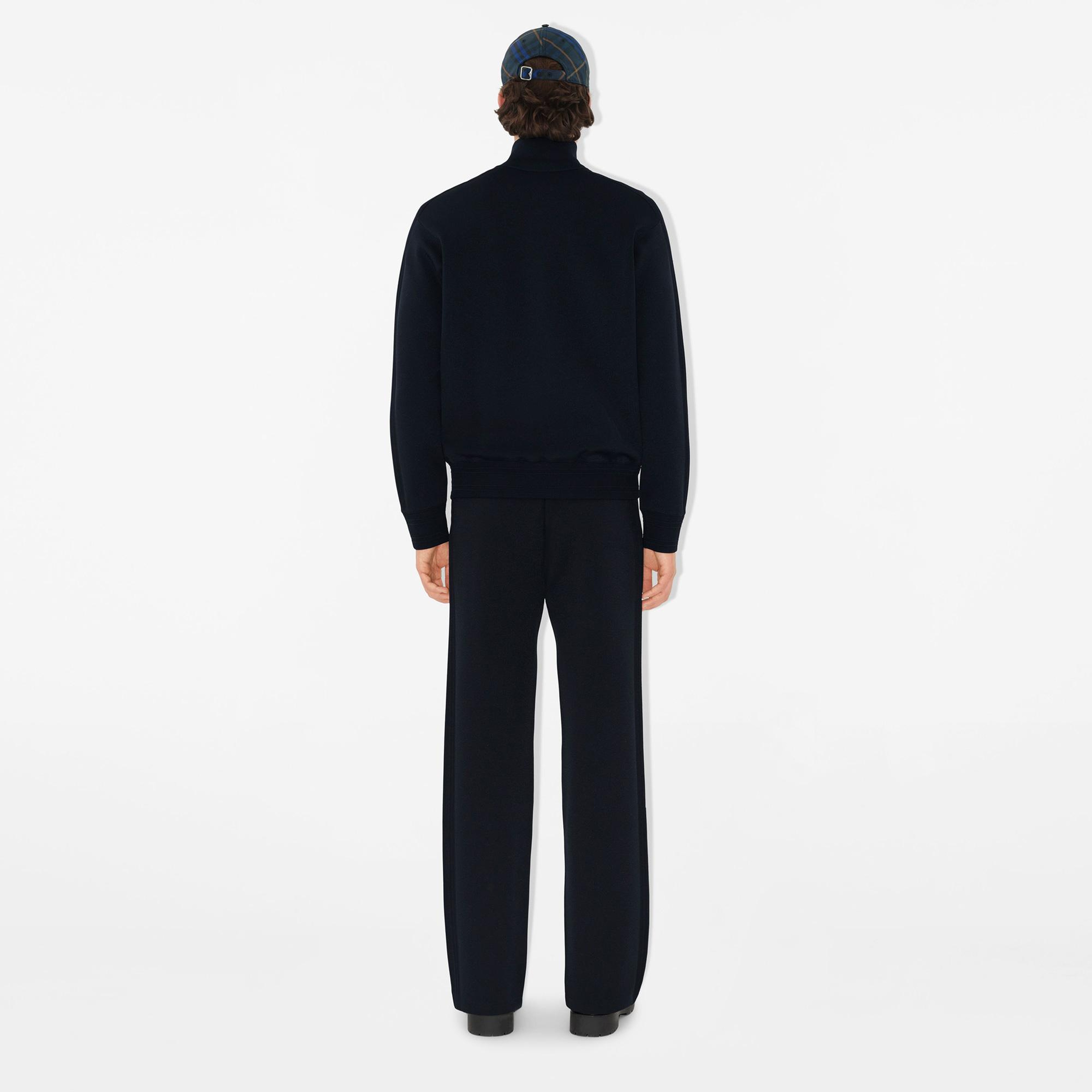 Burberry Uv Viscose Blend Track Erkek Lacivert Pantolon