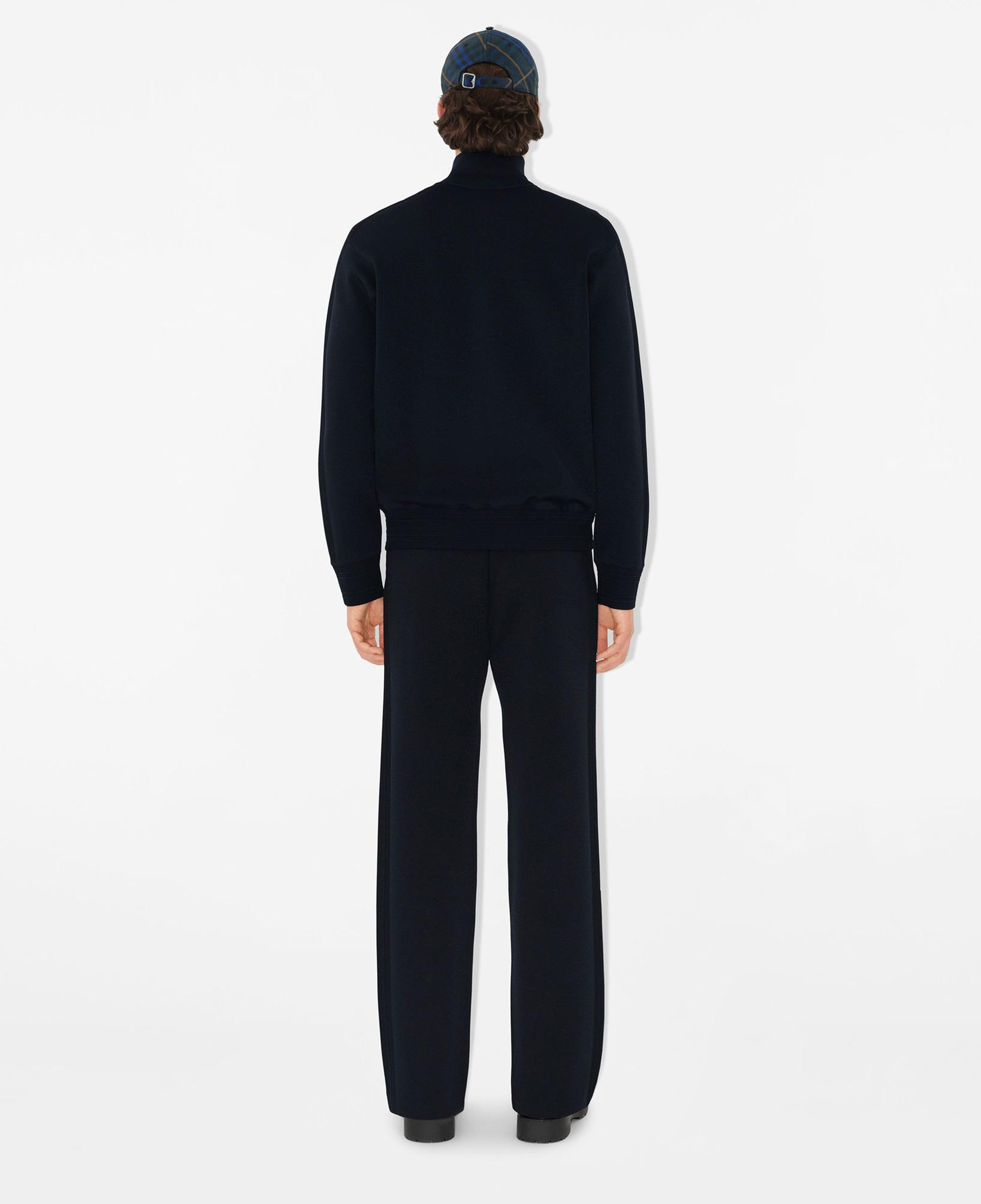 Burberry Uv Viscose Blend Track Erkek Lacivert Pantolon