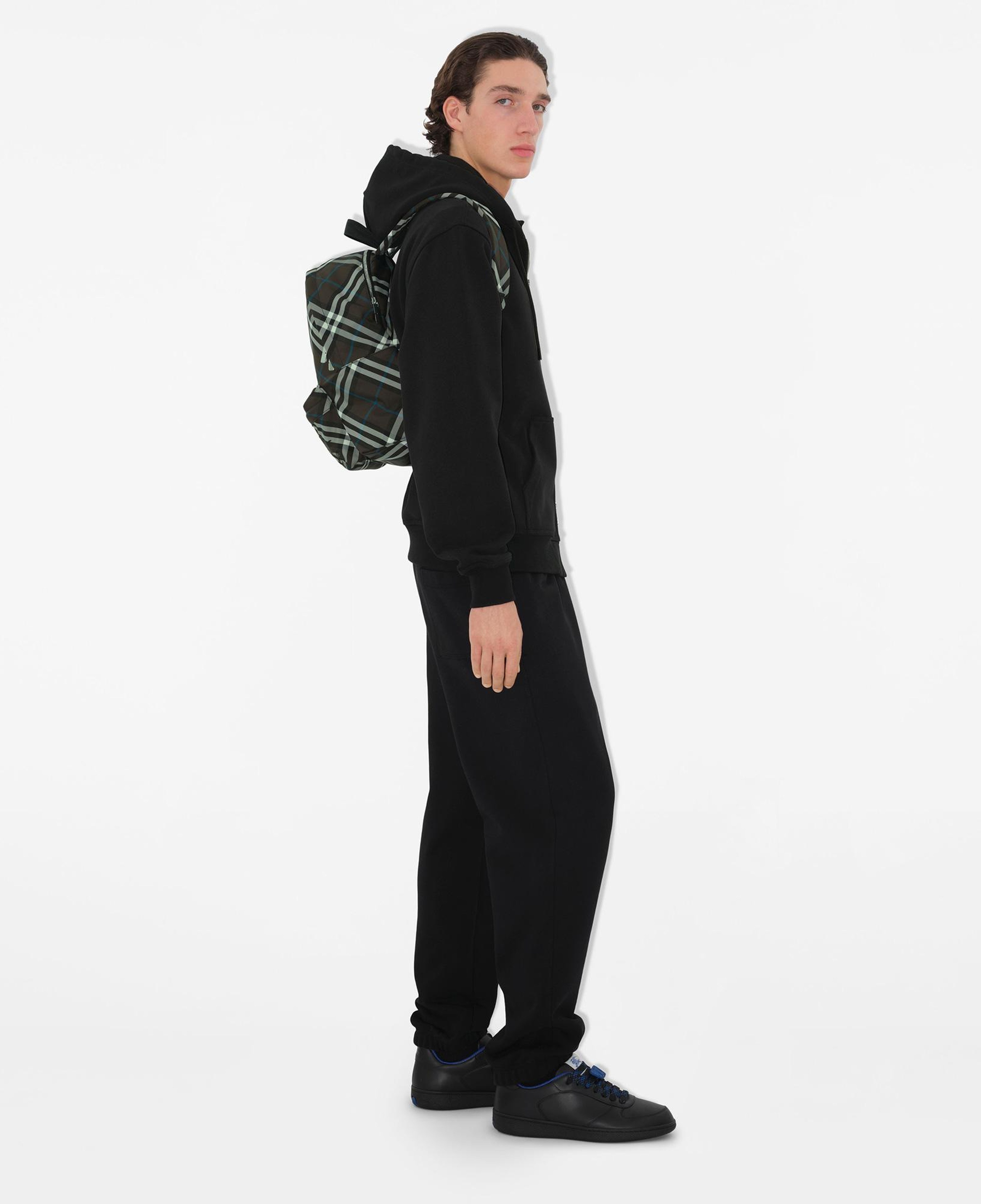 Burberry Sic Badge Cotton Jogging Erkek Siyah Eşofman Altı
