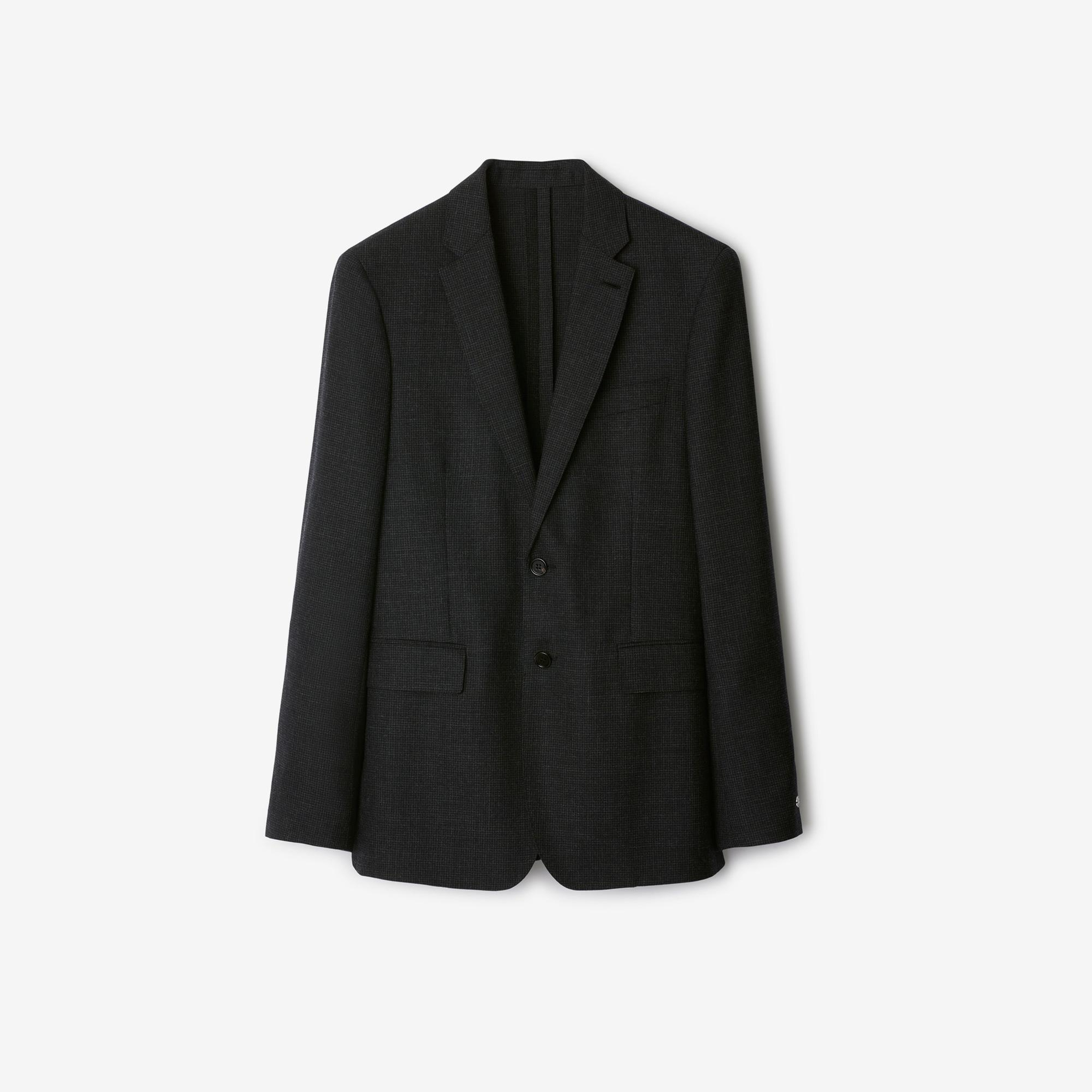 Burberry Wool Tailored Erkek Siyah Ceket